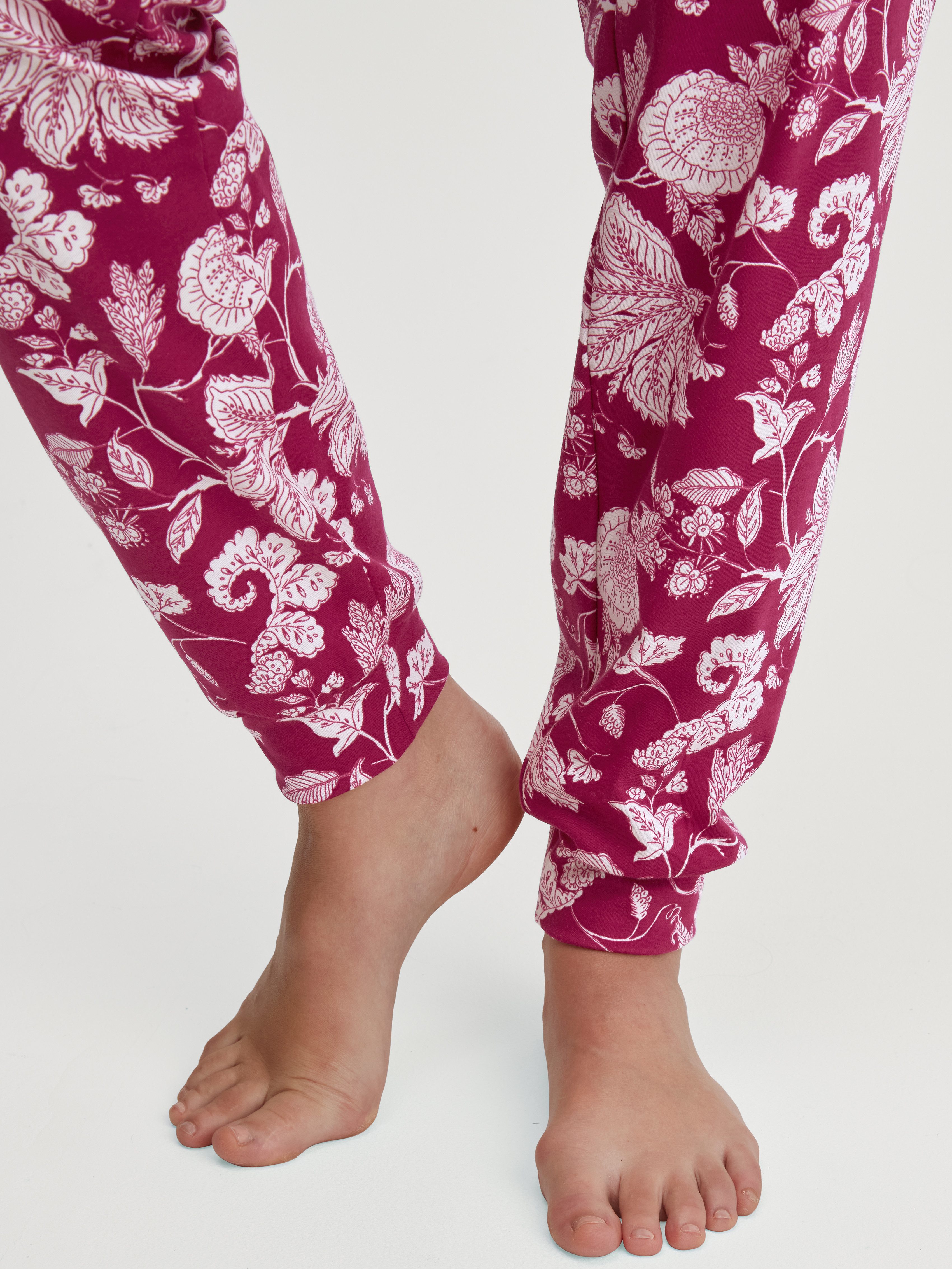 CALIDA Pyjama Sweet Dreams Lange mouw, ronde hals, interlock-kwaliteit, zacht, comfortabel (2-delig)