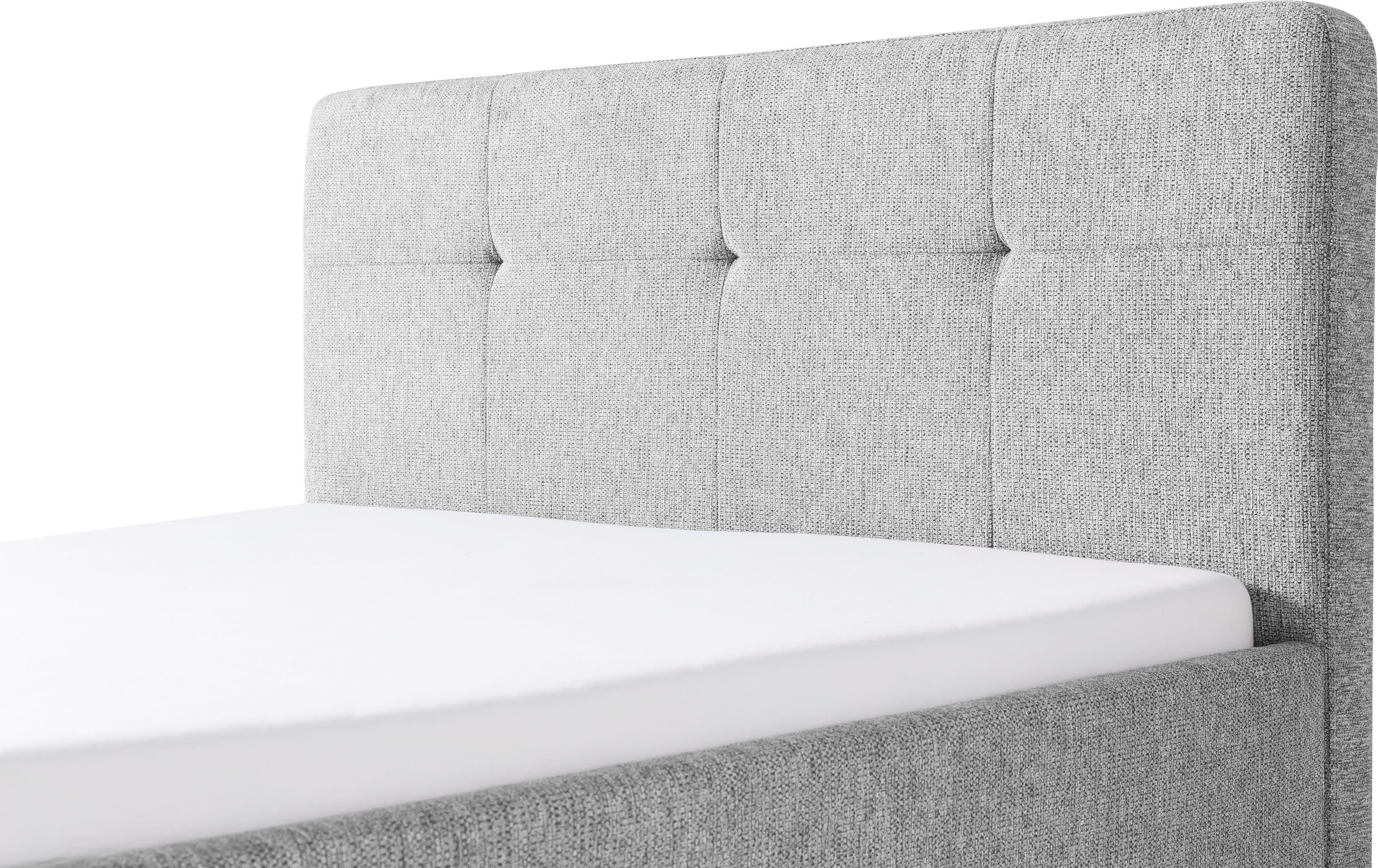 meise.möbel Gestoffeerd bed Smart Hoofdbord met knoopdetails, verkrijgbaar in twee maten