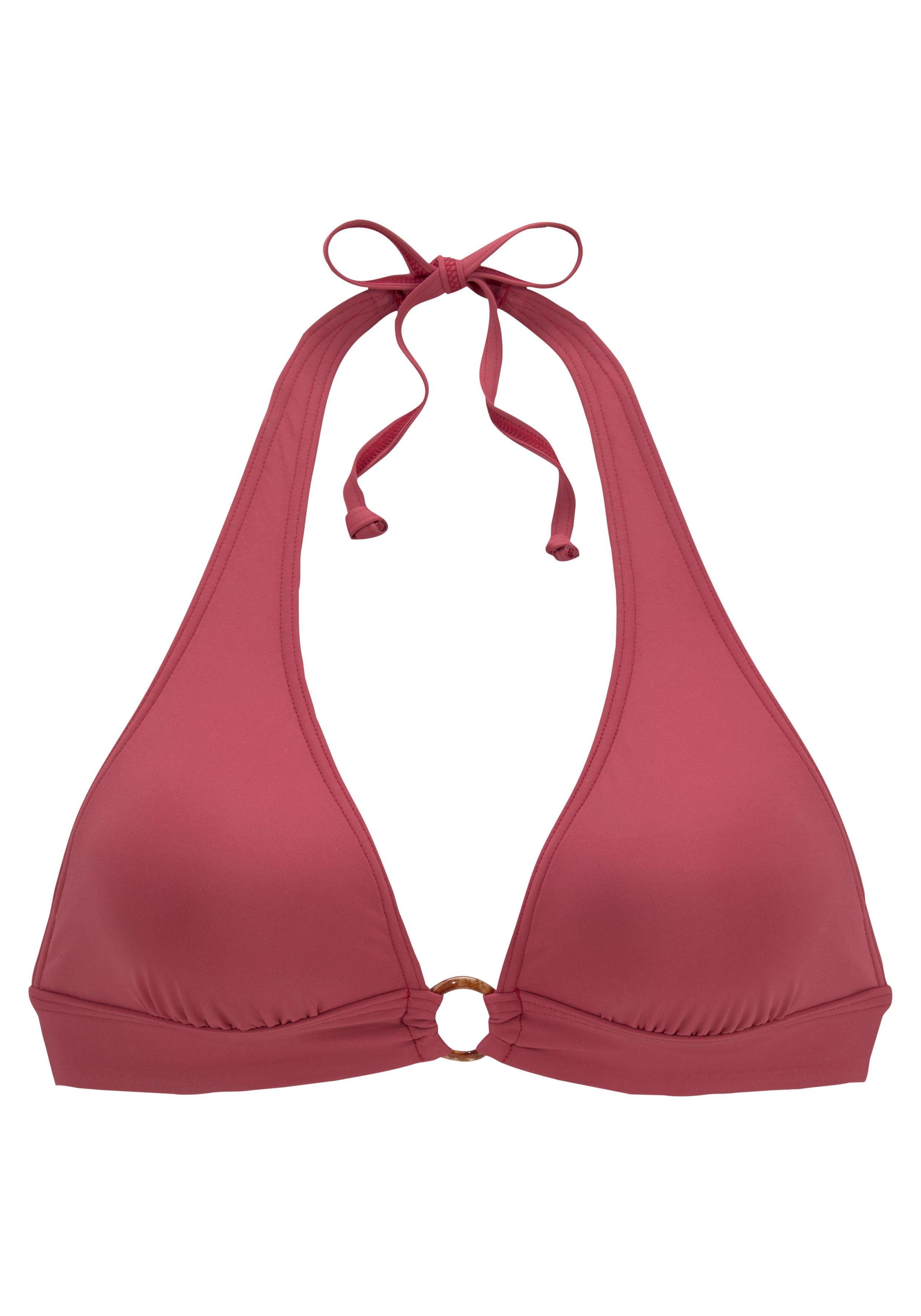 s.Oliver RED LABEL Beachwear Triangel-bikinitop Rome met brede boord
