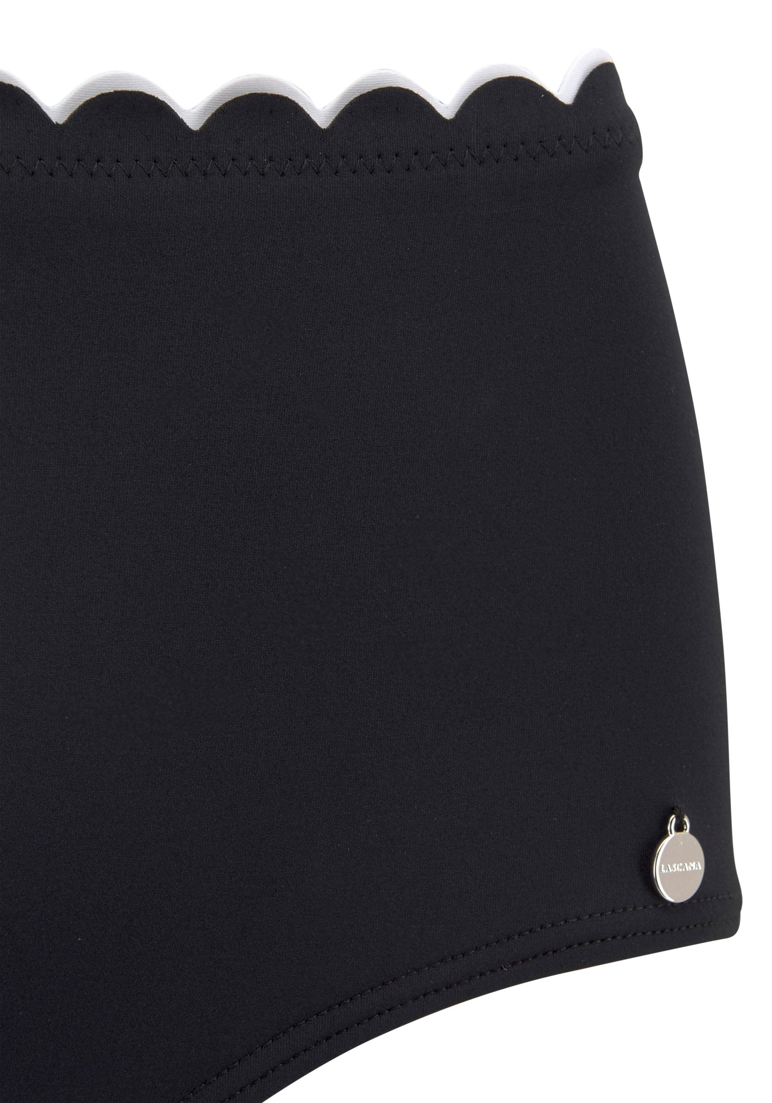 Lascana Highwaist-bikinibroekje Camilla met kleurcontrast