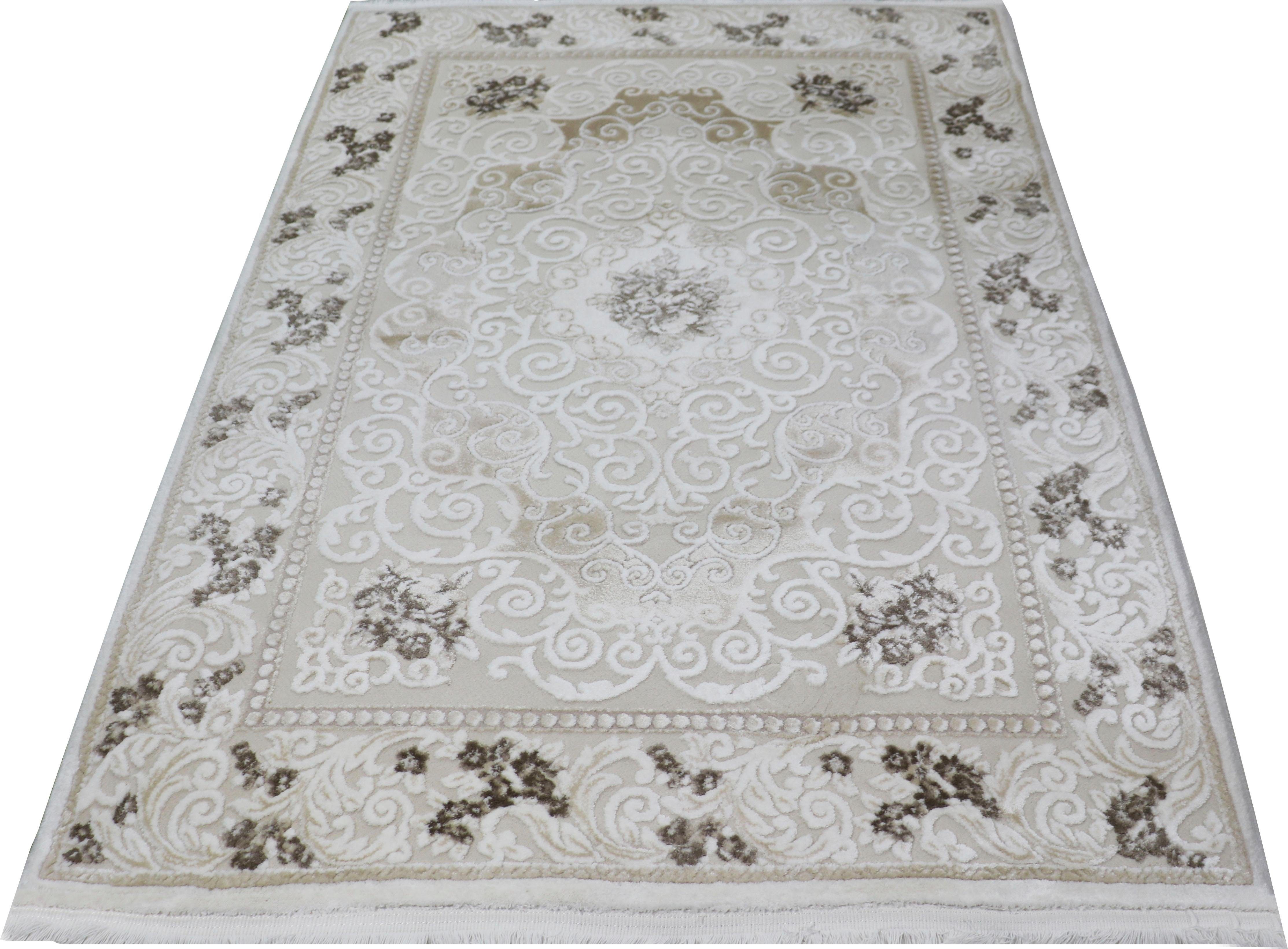 RESITAL The Voice of Carpet Vloerkleed Lara 350 Laagpolig, ornamenten, reliëfstructuur, eetkamer, woonkamer