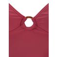 s.oliver red label beachwear tankinitop rome in verschillende unikleuren rood