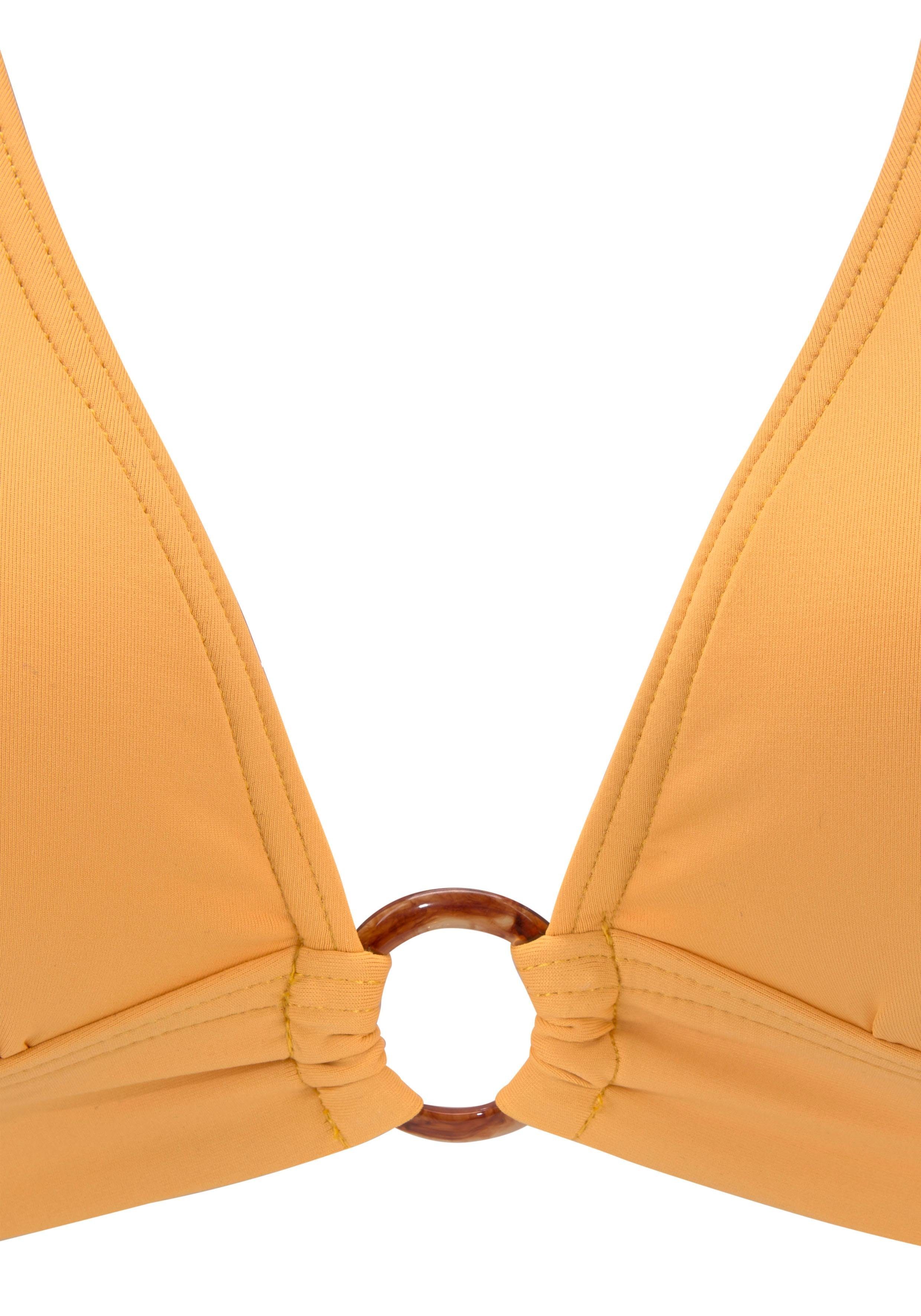 s.Oliver RED LABEL Beachwear Triangel-bikinitop Rome met brede boord