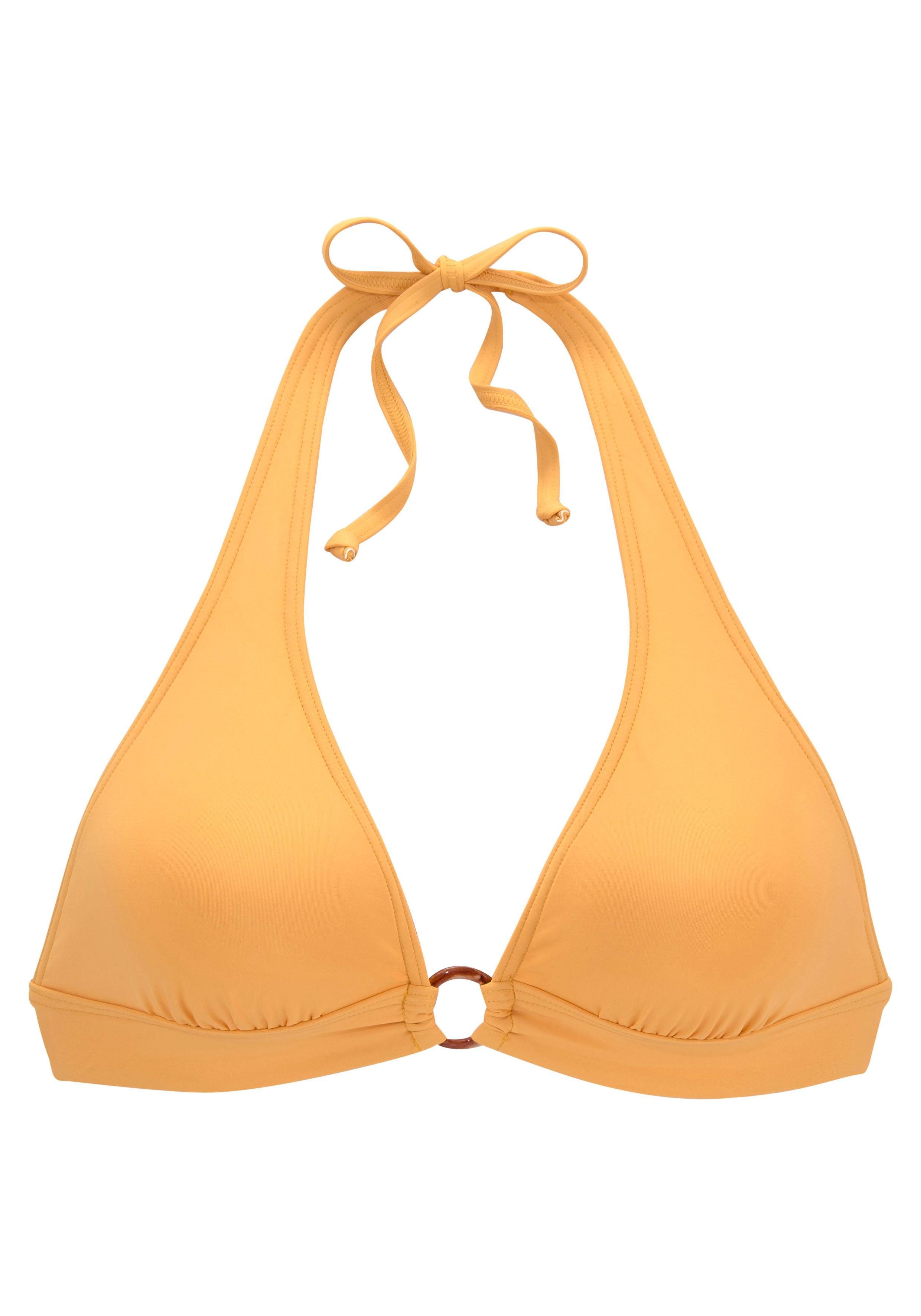 s.Oliver RED LABEL Beachwear Triangel-bikinitop Rome met brede boord
