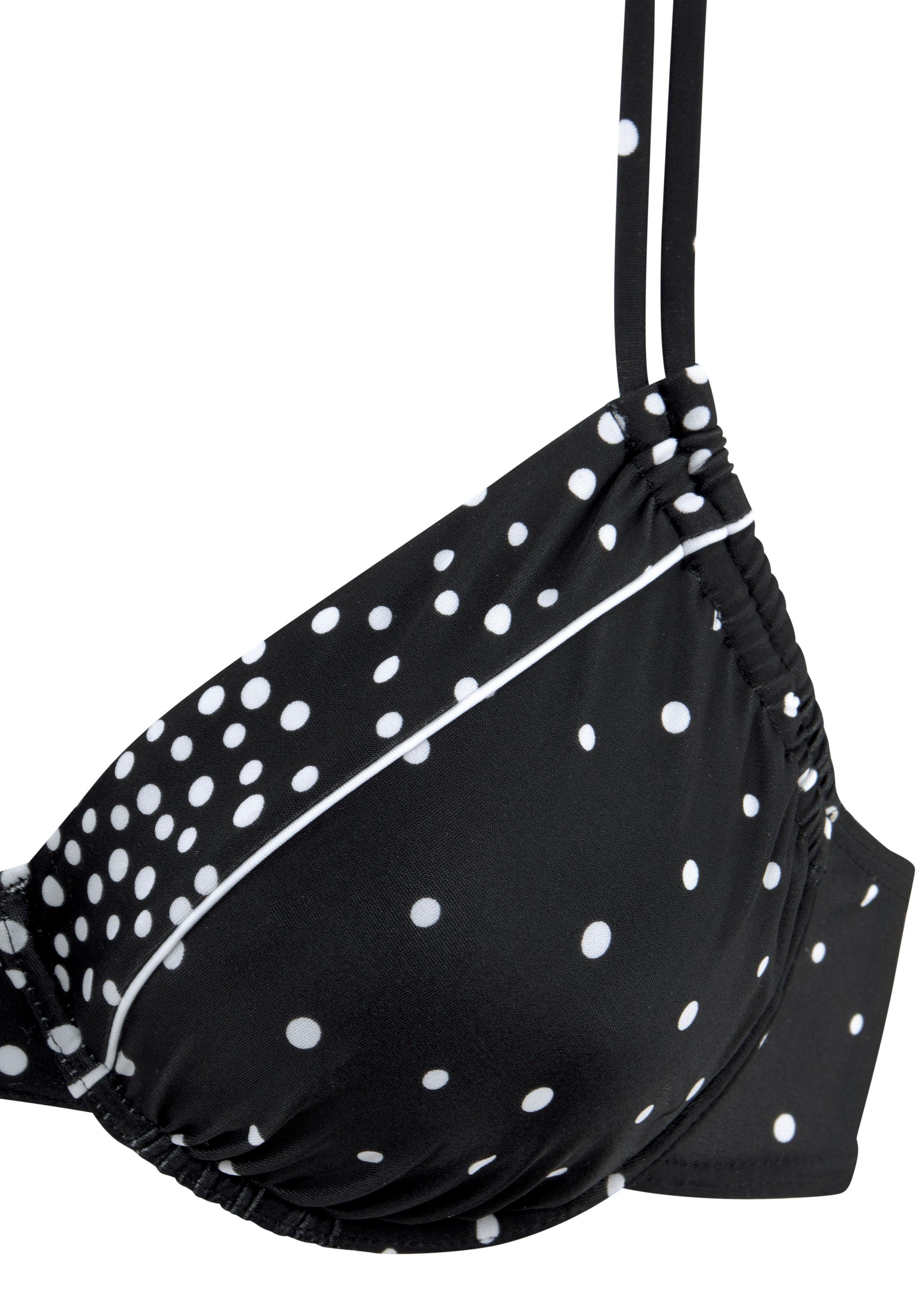 Lascana Bikinitop met beugels LEONA met stippenprint
