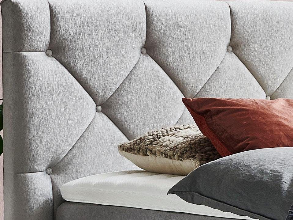 Home affaire Boxspring Aiko 100% veganistisch, met diervriendelijke bekleding, heel gemakkelijk in onderhoud