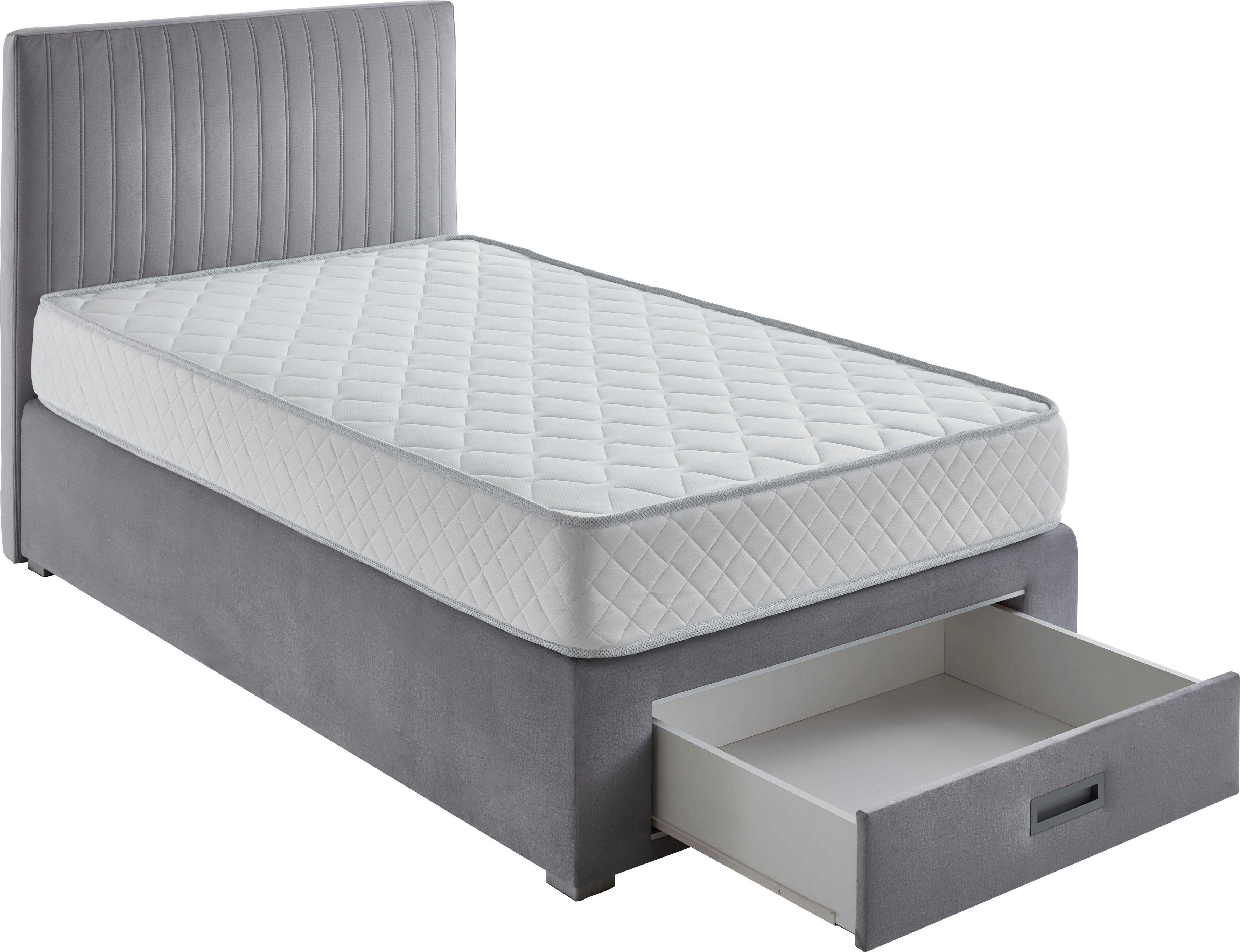 INOSIGN Boxspring Mackay 100% veganistisch, gemakkelijk te onderhouden overtrekstof, met lade