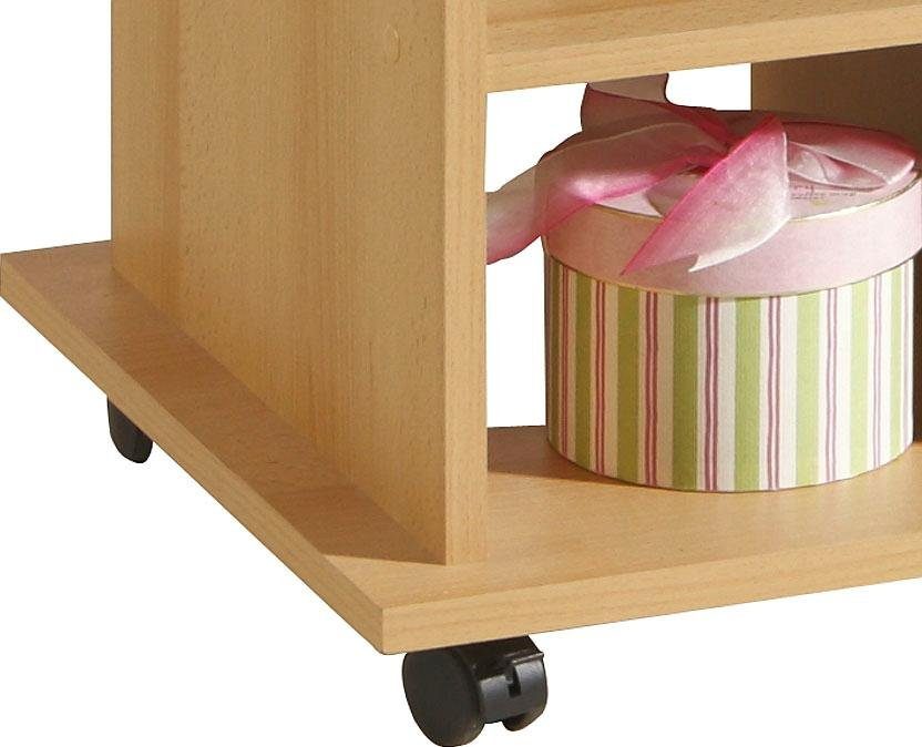 HELA Salontafel op wieltjes, in hoogte verstelbaar en uittrekbaar