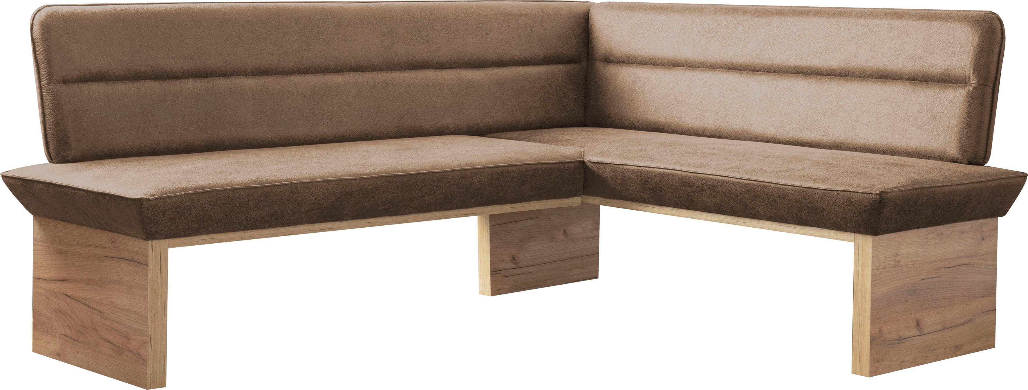 Home affaire Eethoek Beluna + Cross eethoek zitgroep hoekbank keukenbank BESTSELLER (set, 4-delig)
