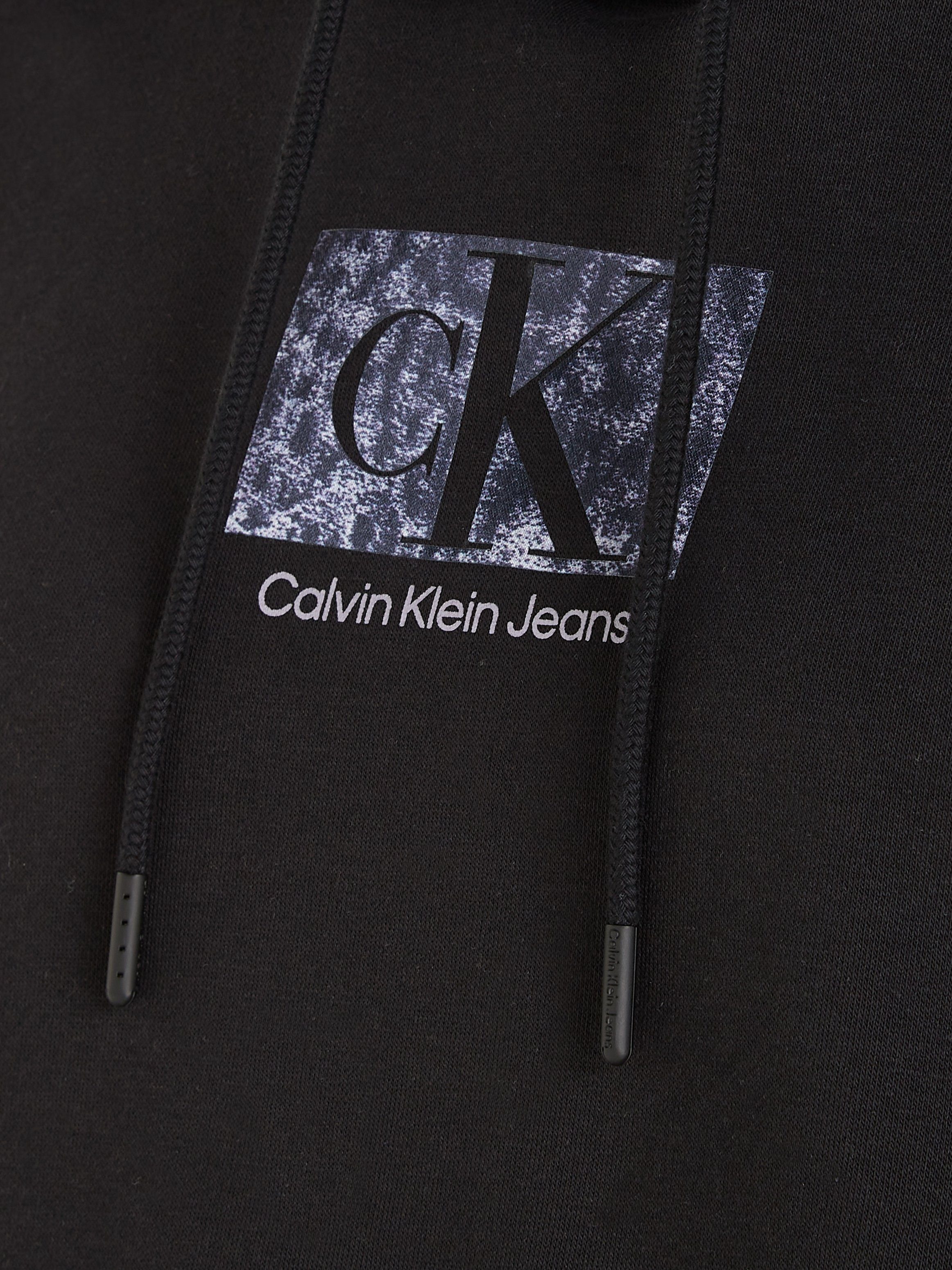 Calvin Klein Hoodie PRINTED BOX CROPPED HOODIE