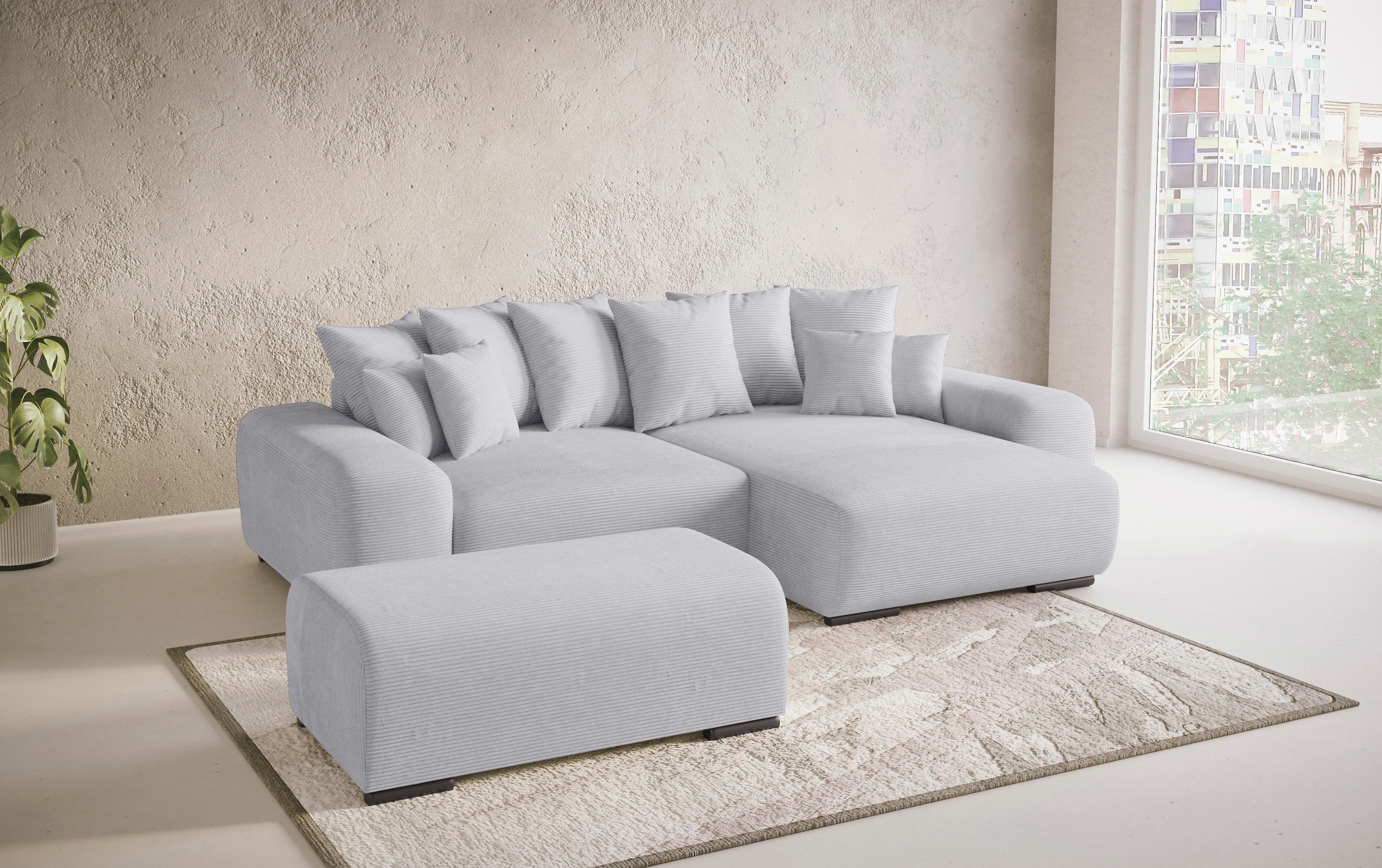 Mr. Couch Hockerbank Sundance met comfortabele boxspring-pocketveringkern, passend bij het garnituur