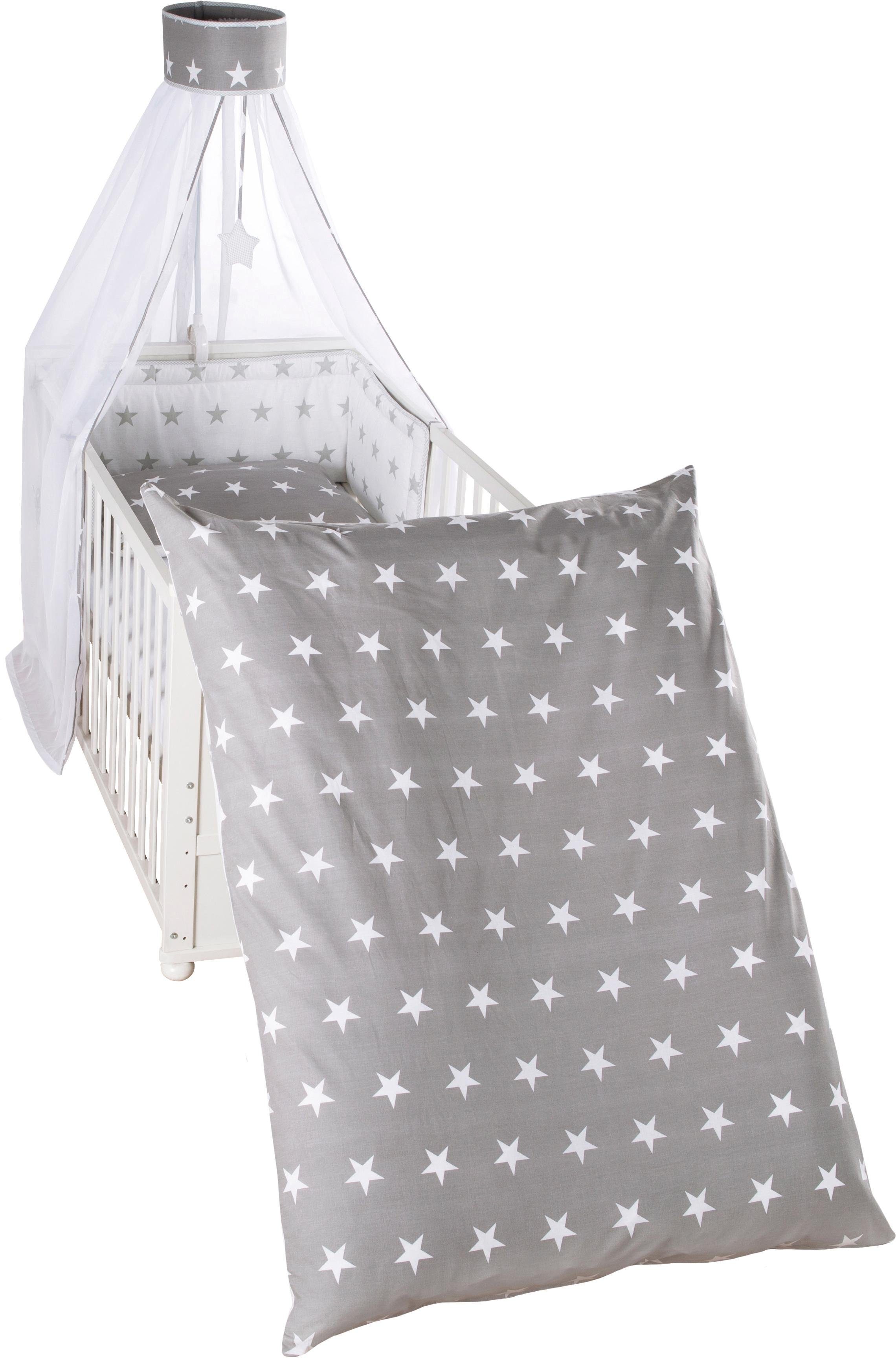 Roba® Toebehoren voor hemelbed Little Stars, keerbaar 4-delig, met overtrekset,...