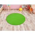 primaflor-ideen in textil vloerkleed voor de kinderkamer ronde zitplek speelkleed ideaal in de kinderkamer groen