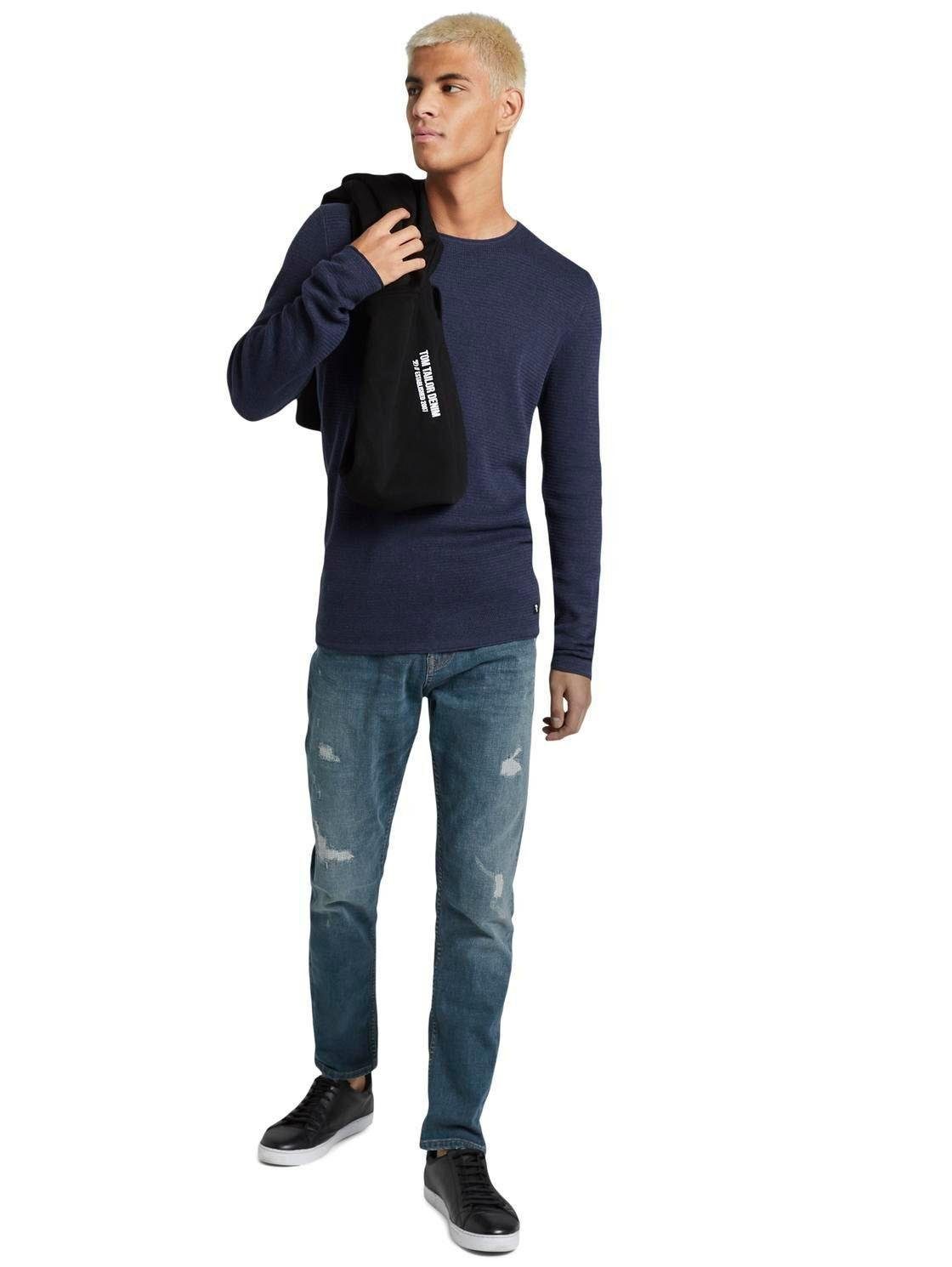 Tom Tailor Denim Gebreide trui met een stijlvolle structuur