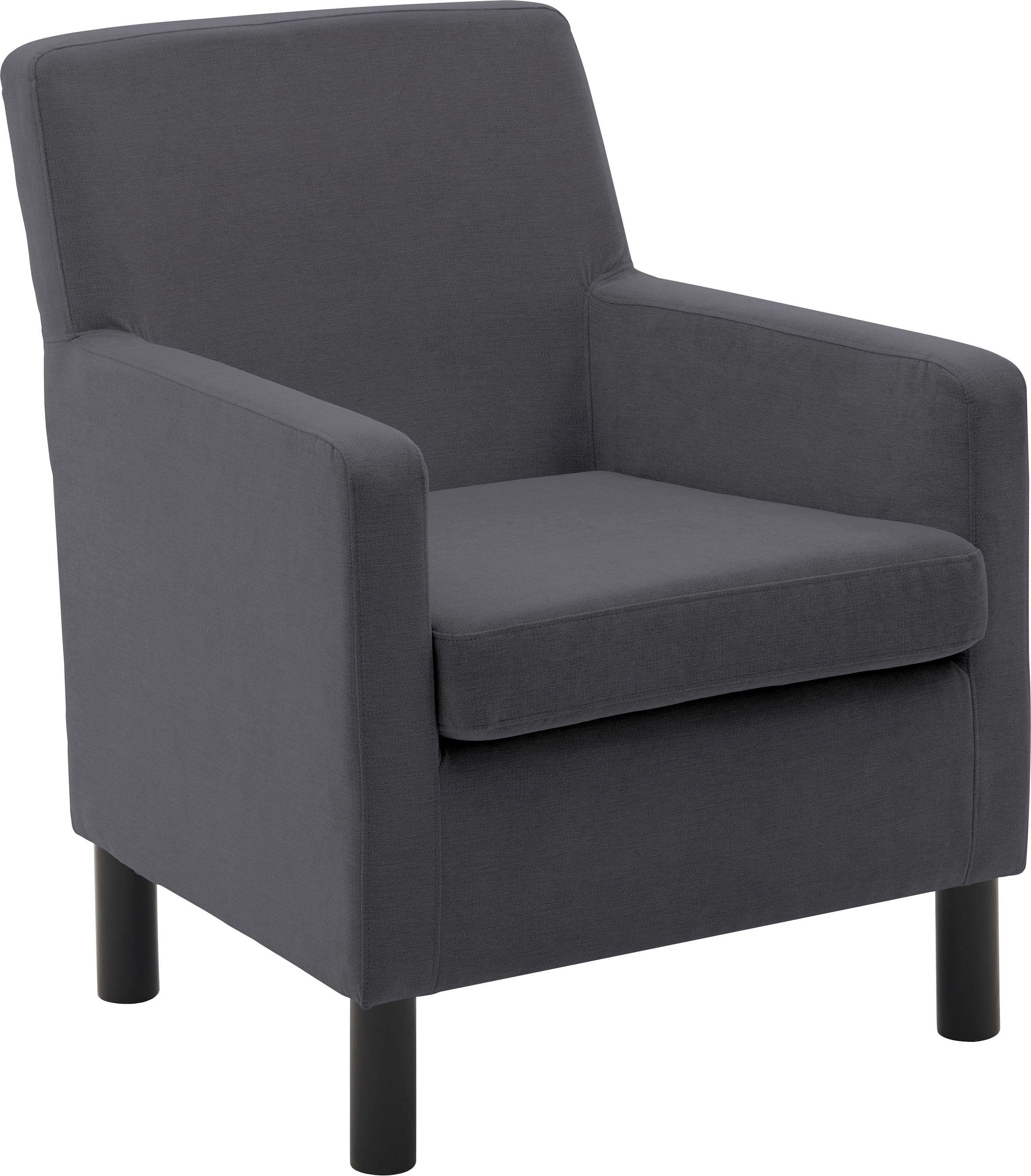 Home affaire Fauteuil Joon Stoel met armleuningen in zachte kleuren