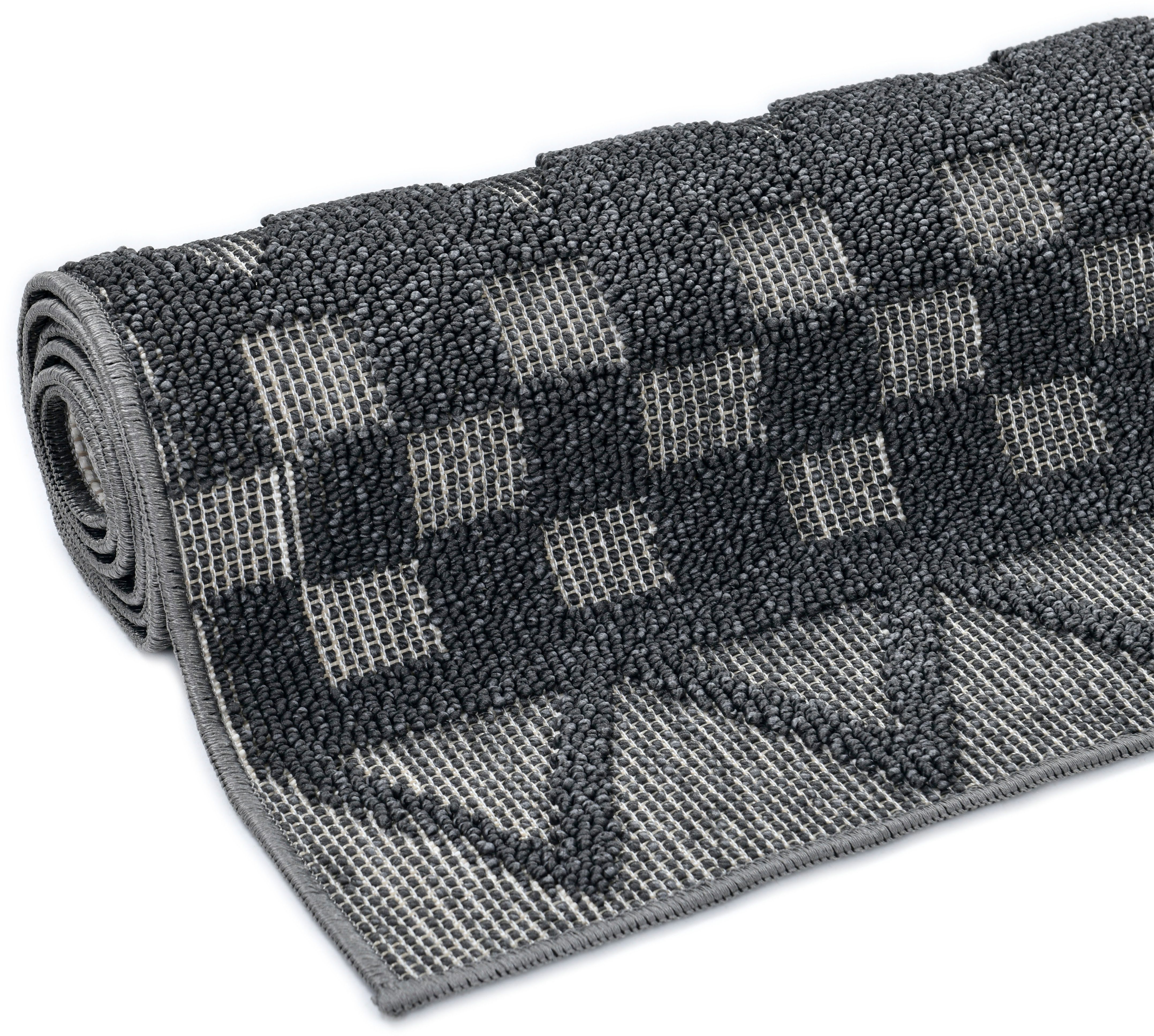 my home Vloerkleed Juliane Outdoor ook voor keuken of eetkamer Hoog-laag structuur, boho, geschikt voor buiten, balkon, terras, camping