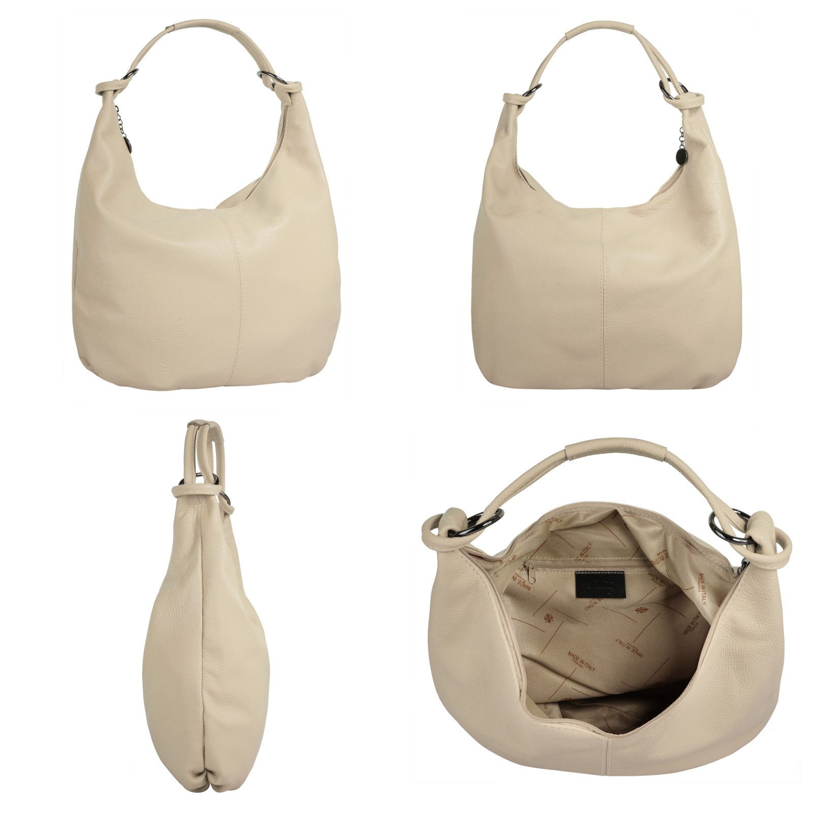 Cluty Shopper echt leer, made in italy