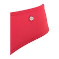 s.oliver red label beachwear bikinibroekje audrey in effen kleuren rood