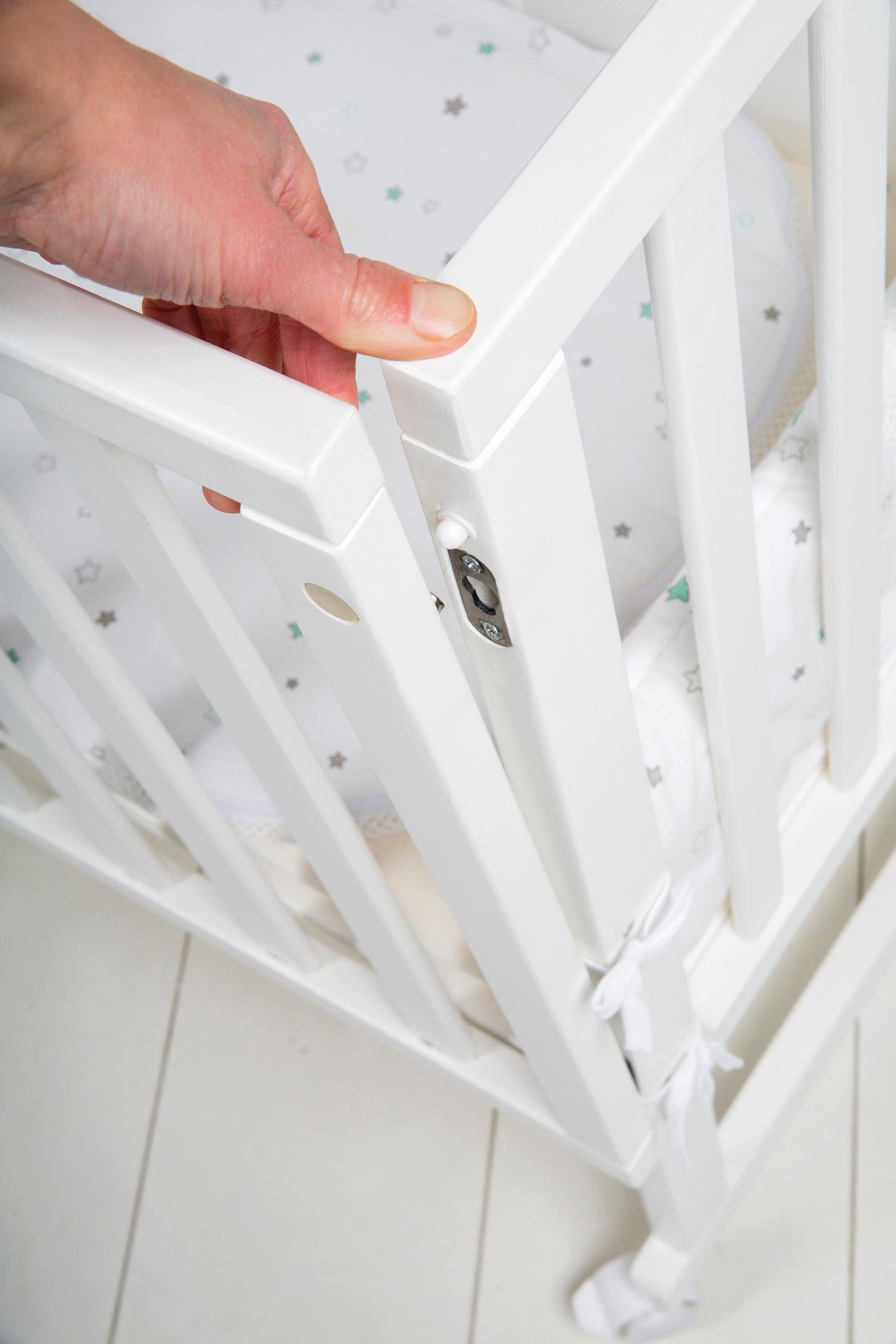Roba® Wieg Safe asleep® 3-in-1 Magische sterren (4-delig)