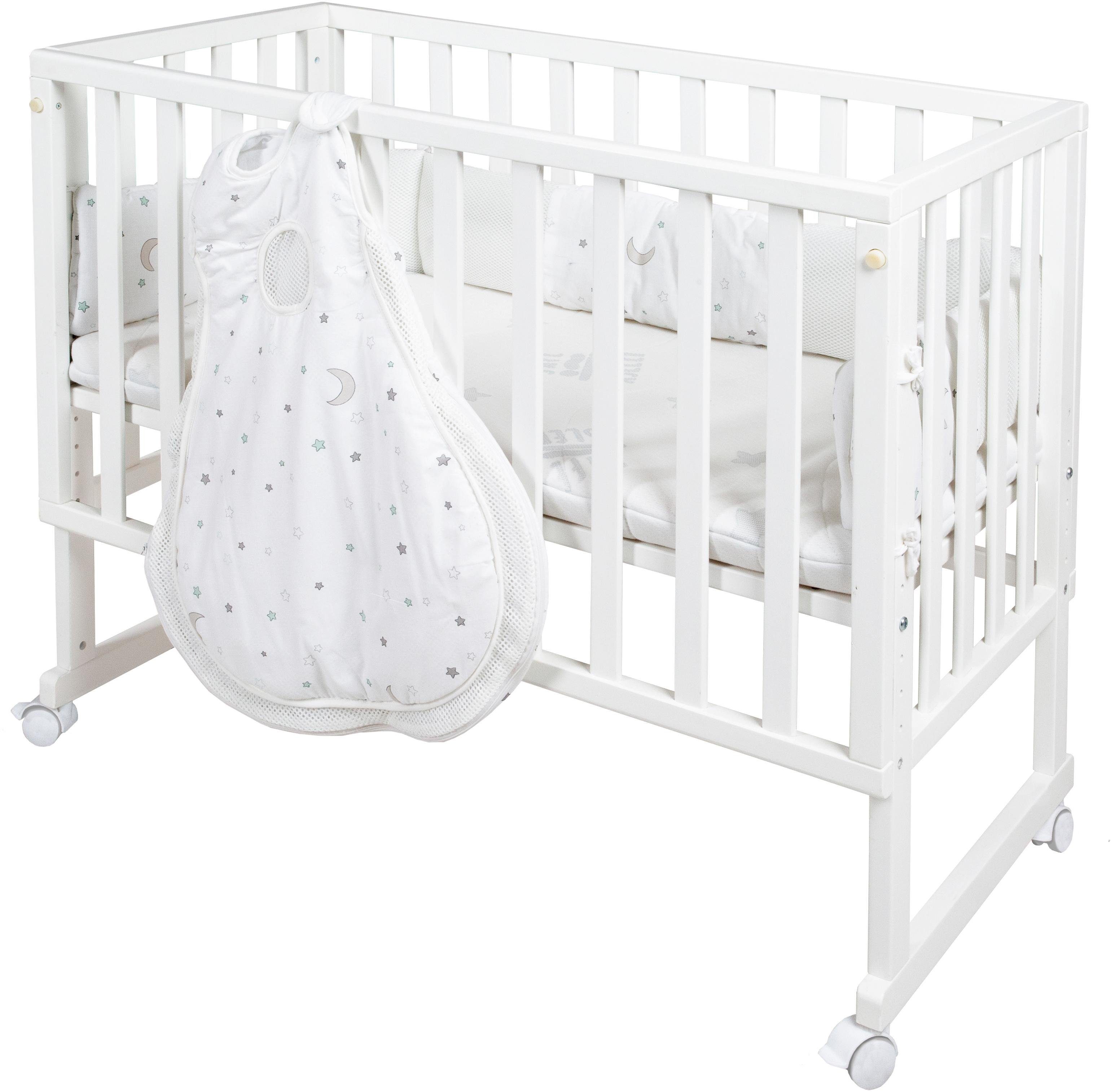 Roba® Wieg Safe asleep® 3-in-1 Magische sterren (4-delig)