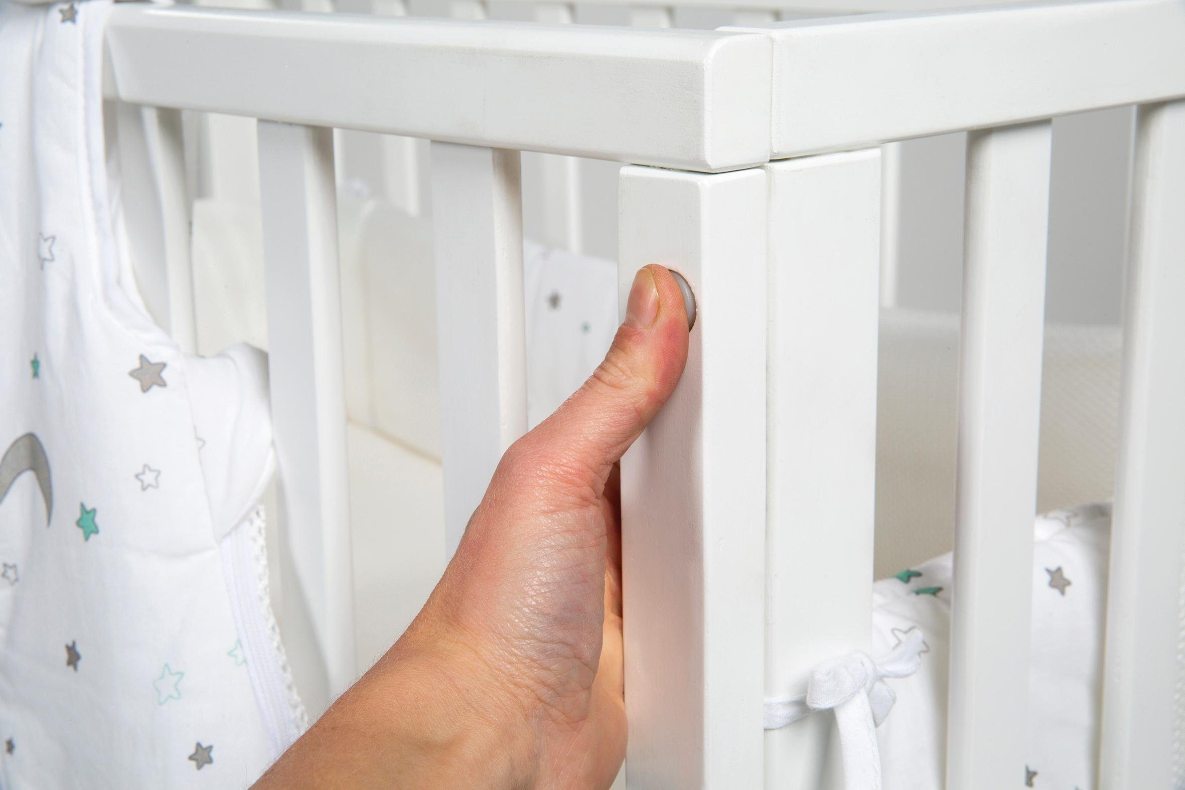 Roba® Wieg Safe asleep® 3-in-1 Magische sterren (4-delig)