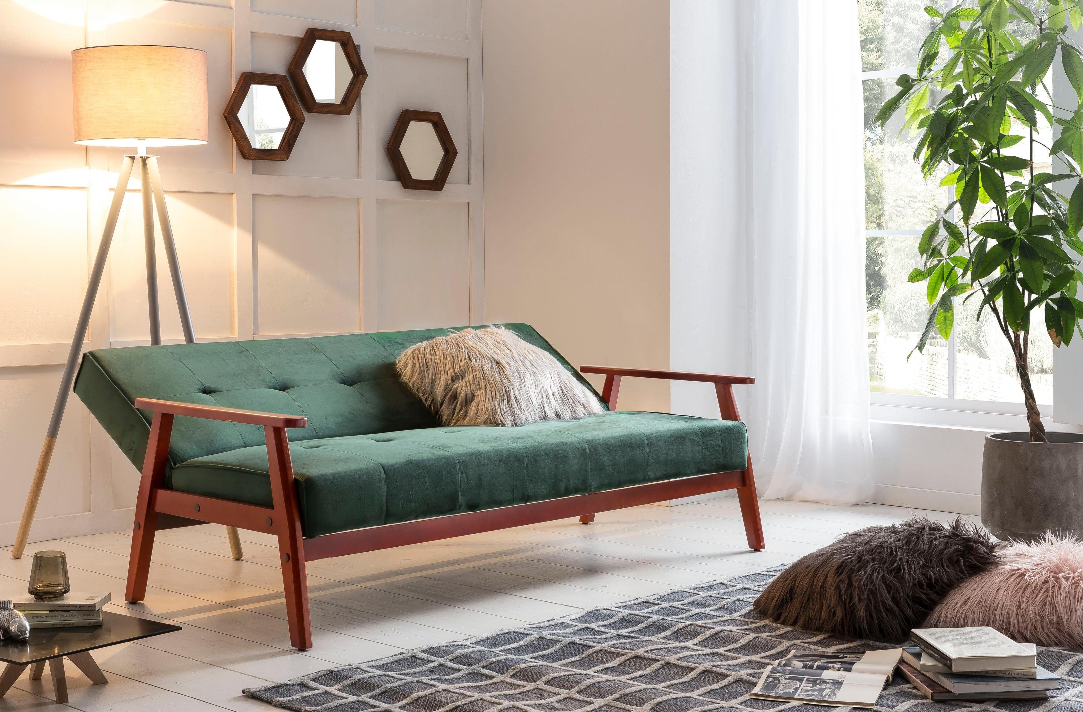 SalesFever Slaapbank Skagen, Sofa, 3-Sitzer Met 60° relax- en slaapfunctie