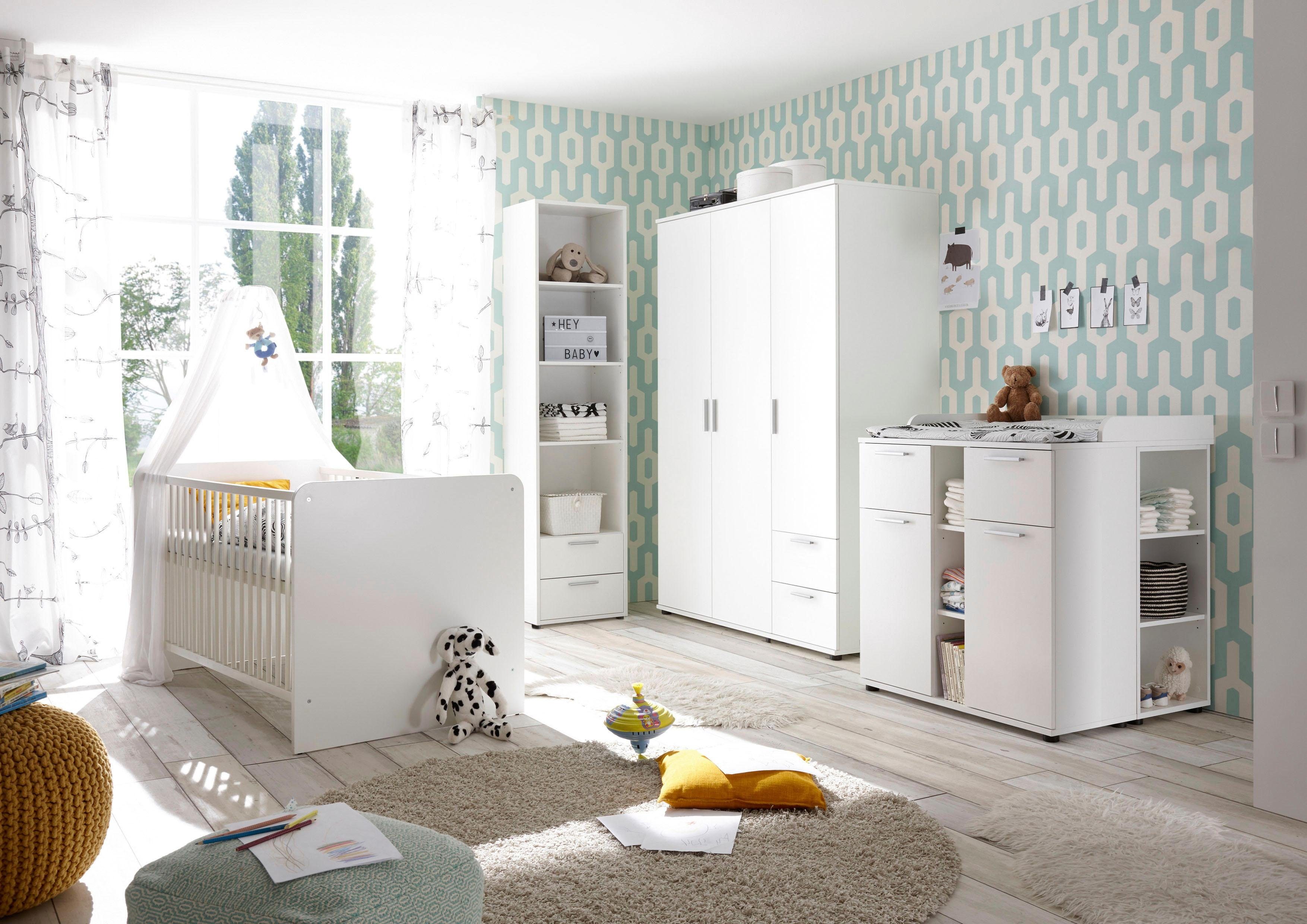 Begabino Complete babykamerset Bibo Bed + commode + 3-deurs kast (set, 3-delig)