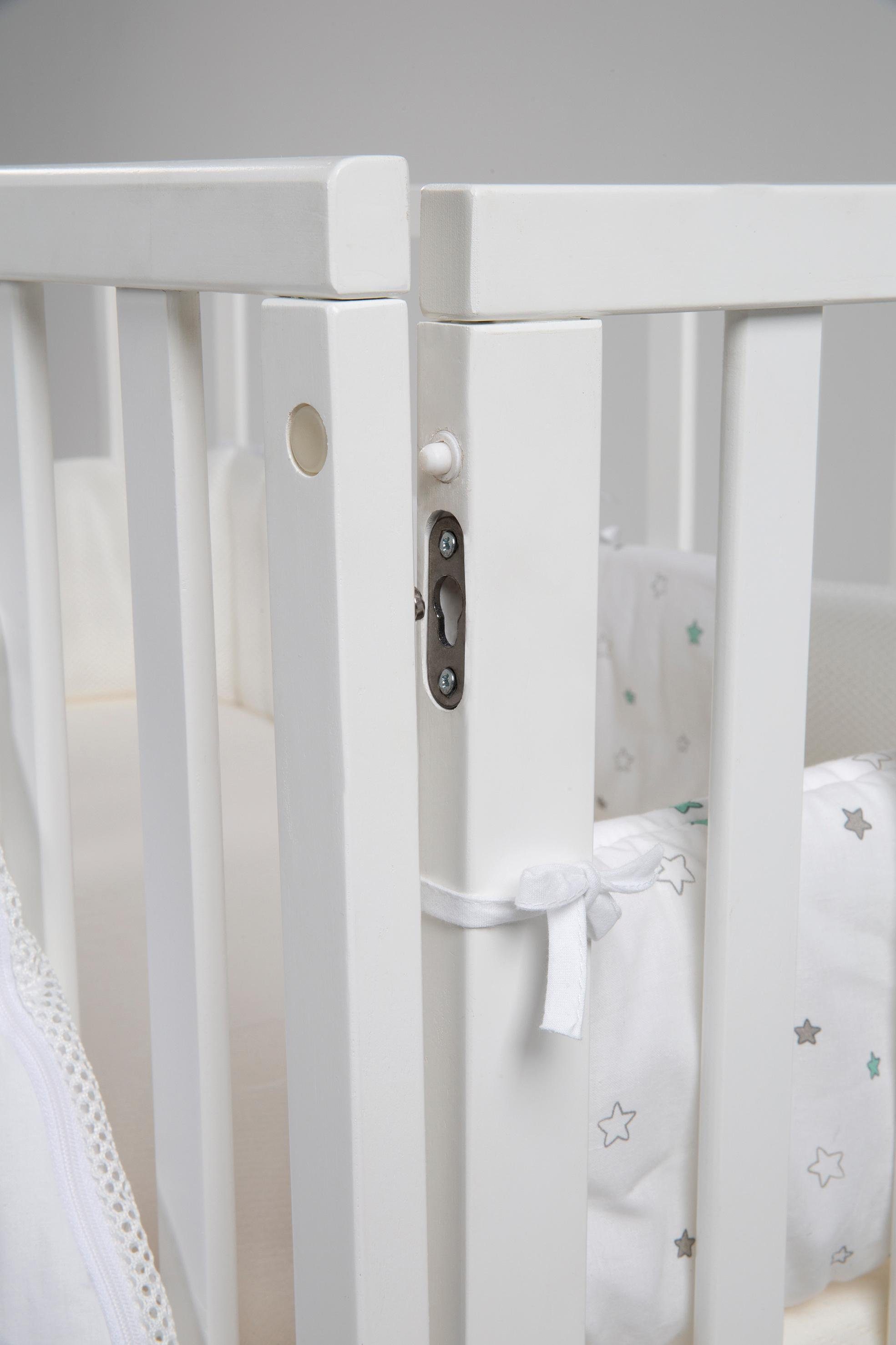 Roba® Wieg Safe asleep® 3-in-1 Magische sterren (4-delig)