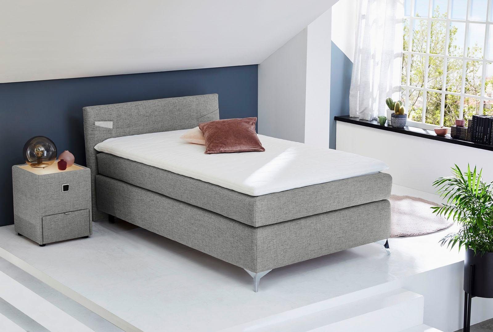 Jockenhöfer Gruppe Boxspring Nora te bestellen in de afmetingen 100, 120 & 140 cm