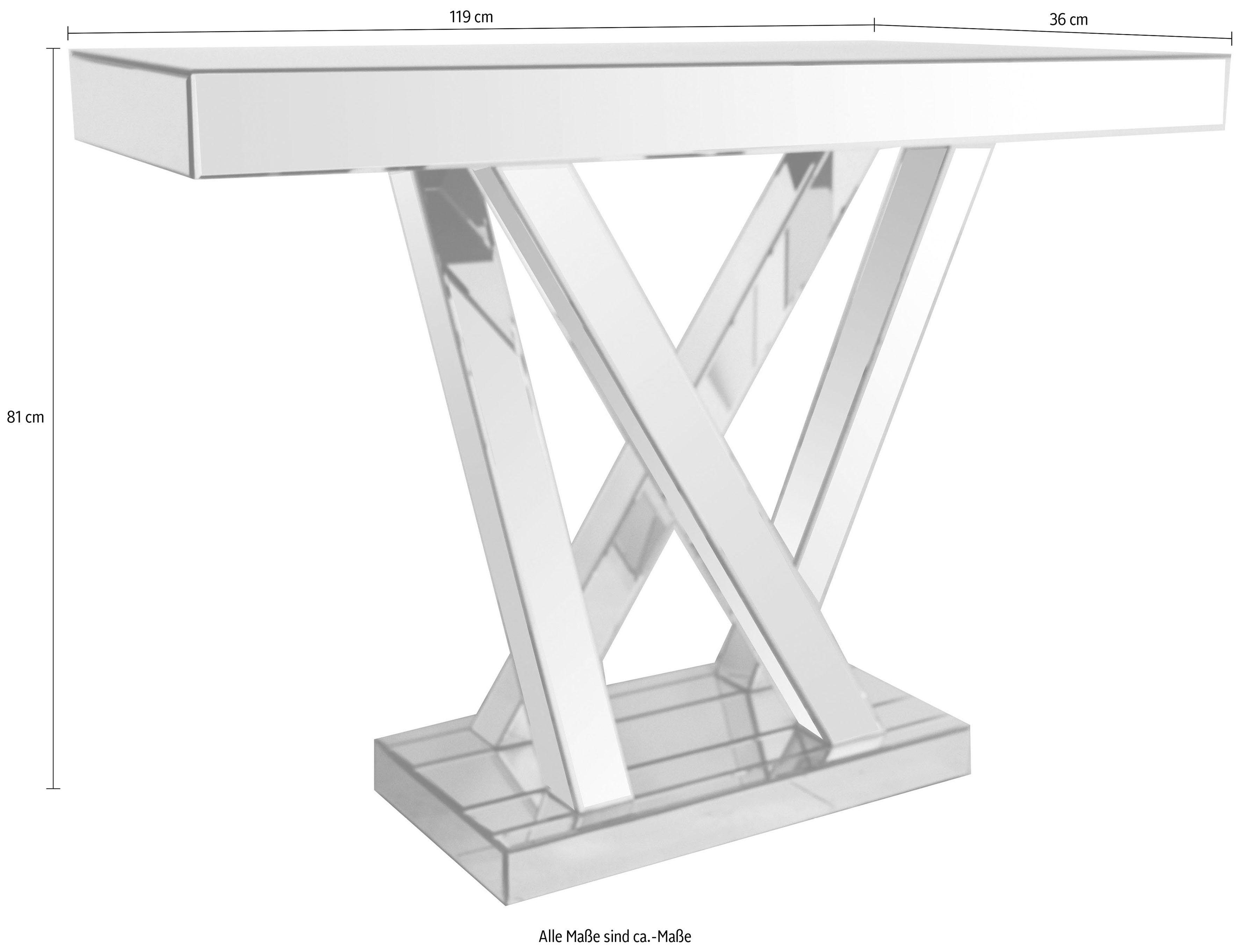 SalesFever Sidetable in chique spiegelende look