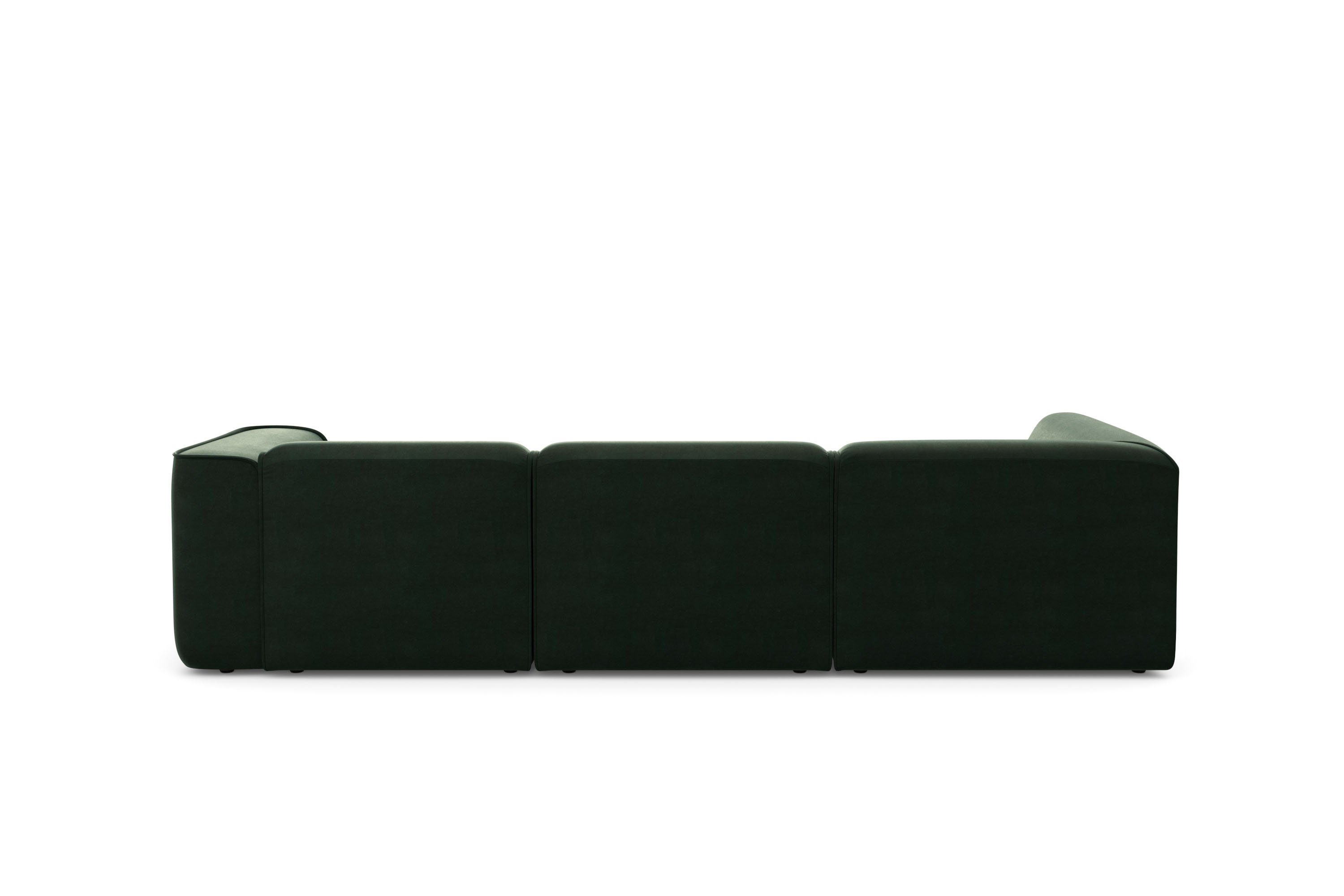 RAUM.ID Hoekbank Merid L-vorm, altijd uitbreidbaar met modules, B/D/H: 295/162/70 cm