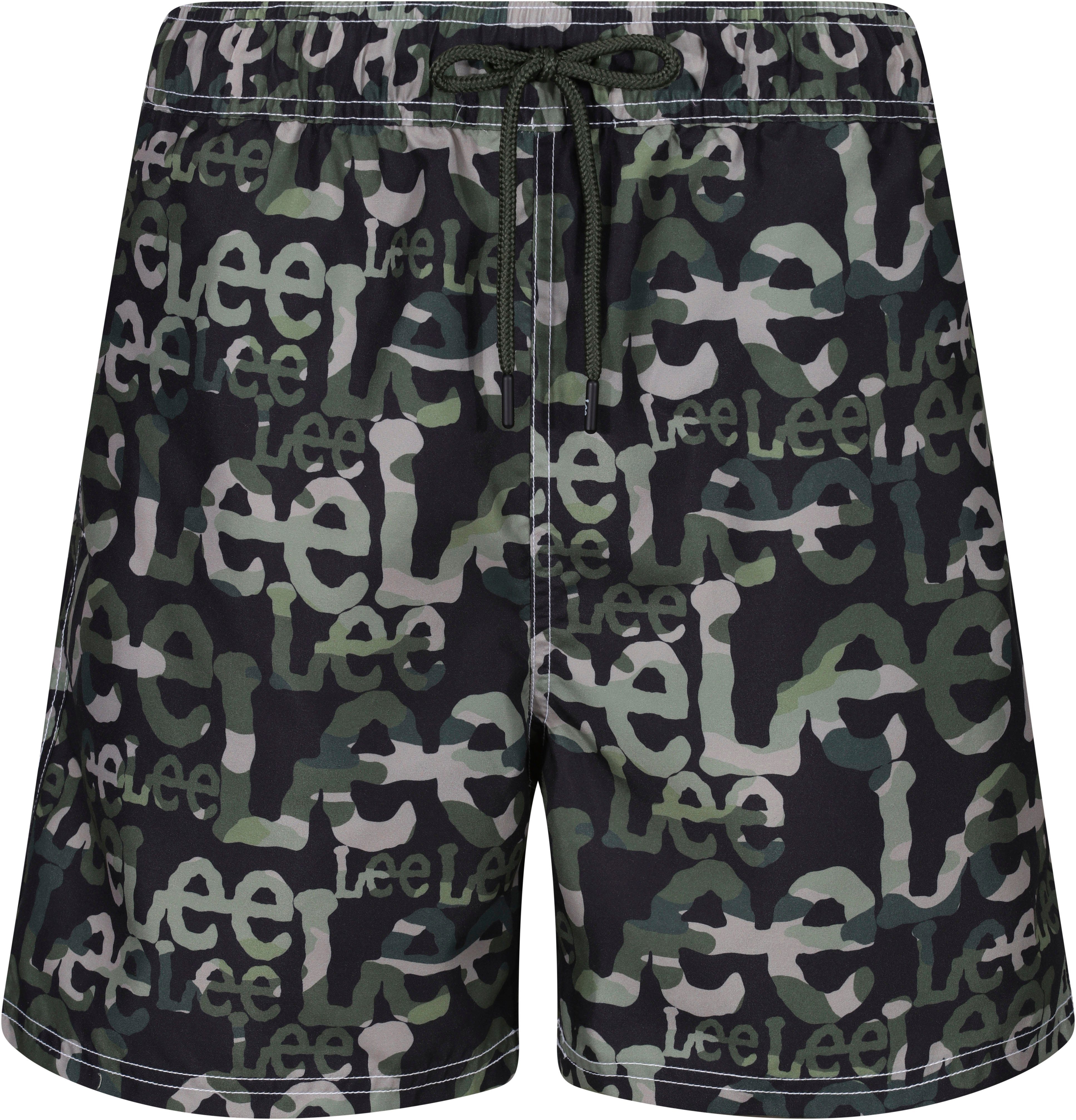 Lee® Zwemshort File met elastische band en rijgkoord