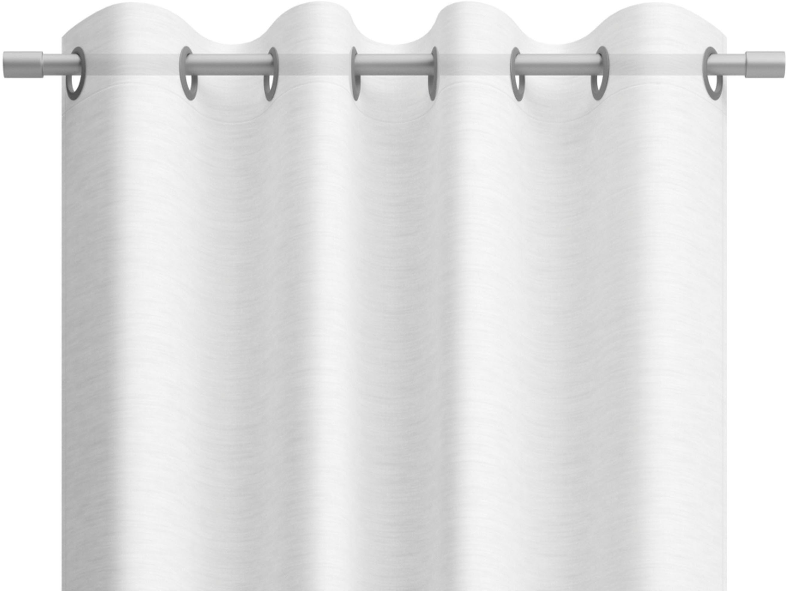 Neutex for you! Gordijn Allure Ooggordijn met metalen ogen, breedte 140 cm, op maat (1 stuk)