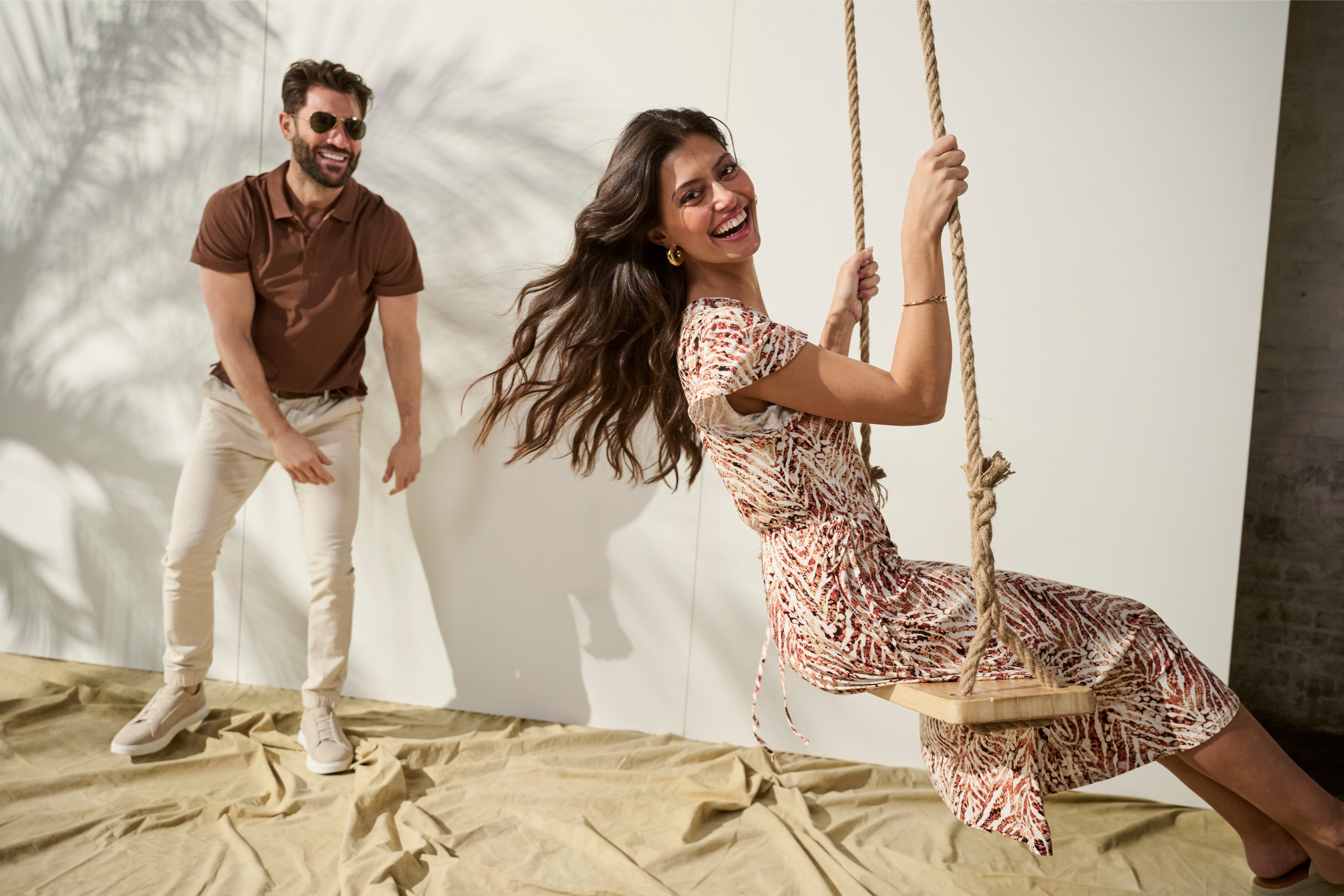 Laura Scott Zomerjurk opvallende taille met strikbinding - nieuwe collectie