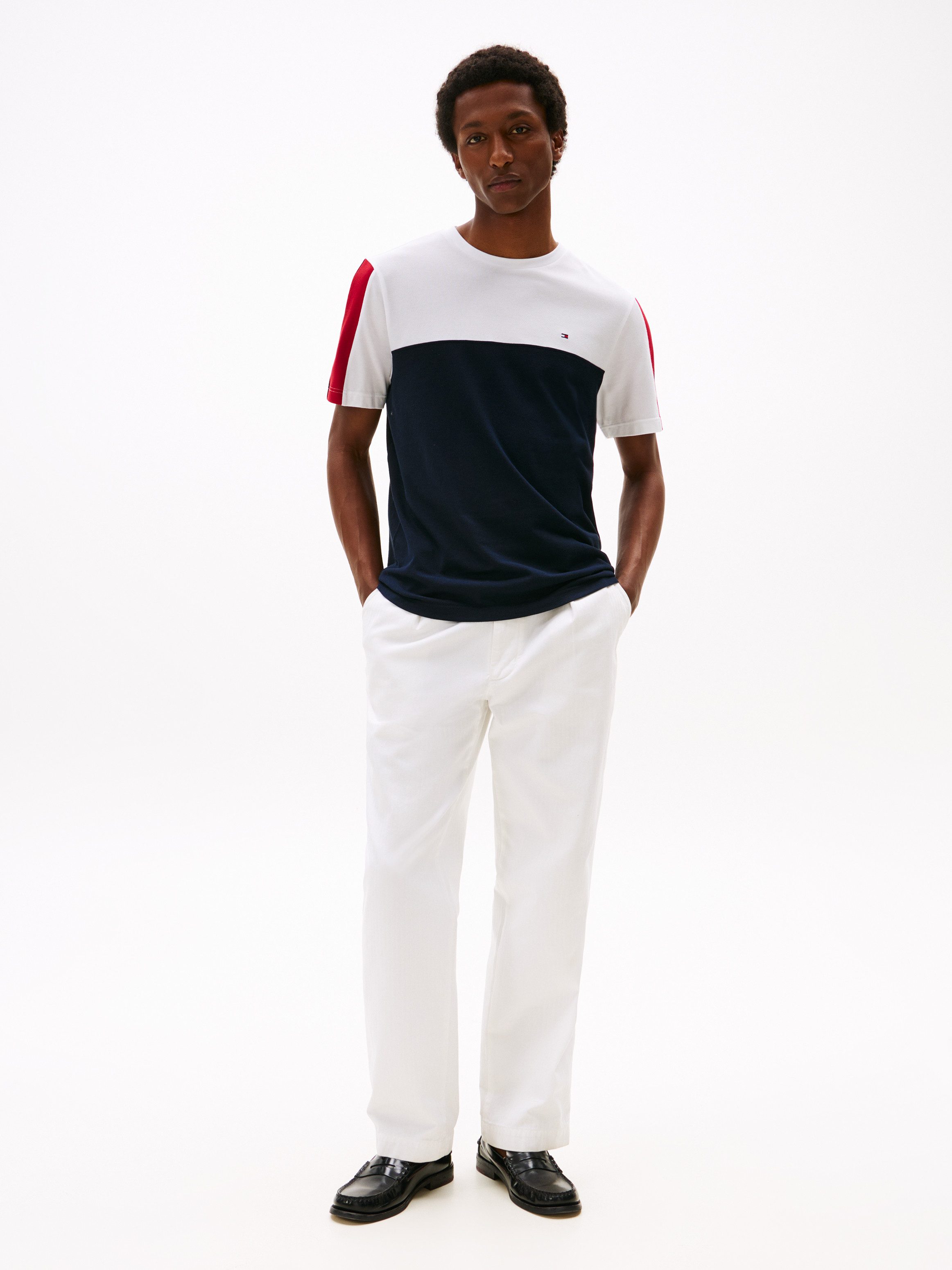 Tommy Hilfiger T-shirt GLOBAL STRIPE COLOURBLOCK TEE