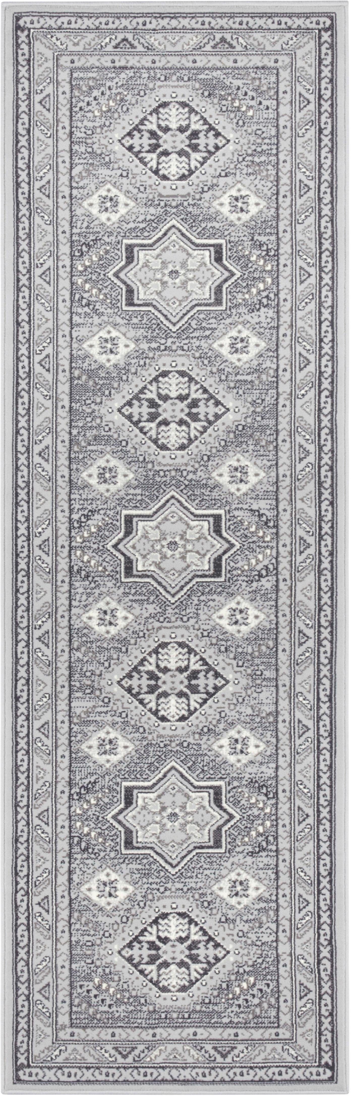 NOURISTAN Vloerkleed Saricha Belutsch Korte pool, oriënt look, vintage-design,robuust, gemakkelijk in onderhoud, afgehecht