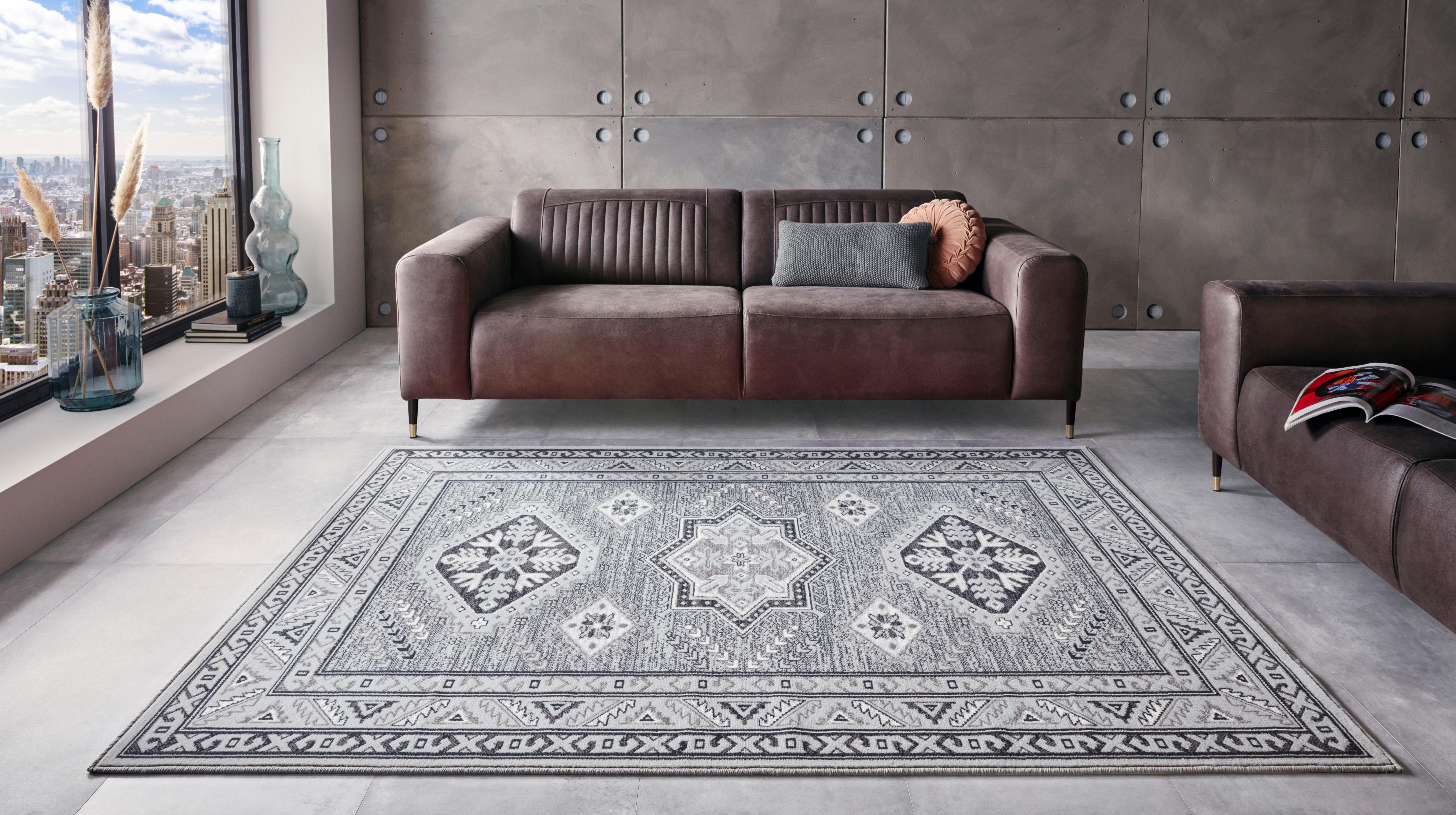 NOURISTAN Vloerkleed Saricha Belutsch Korte pool, oriënt look, vintage-design,robuust, gemakkelijk in onderhoud, afgehecht