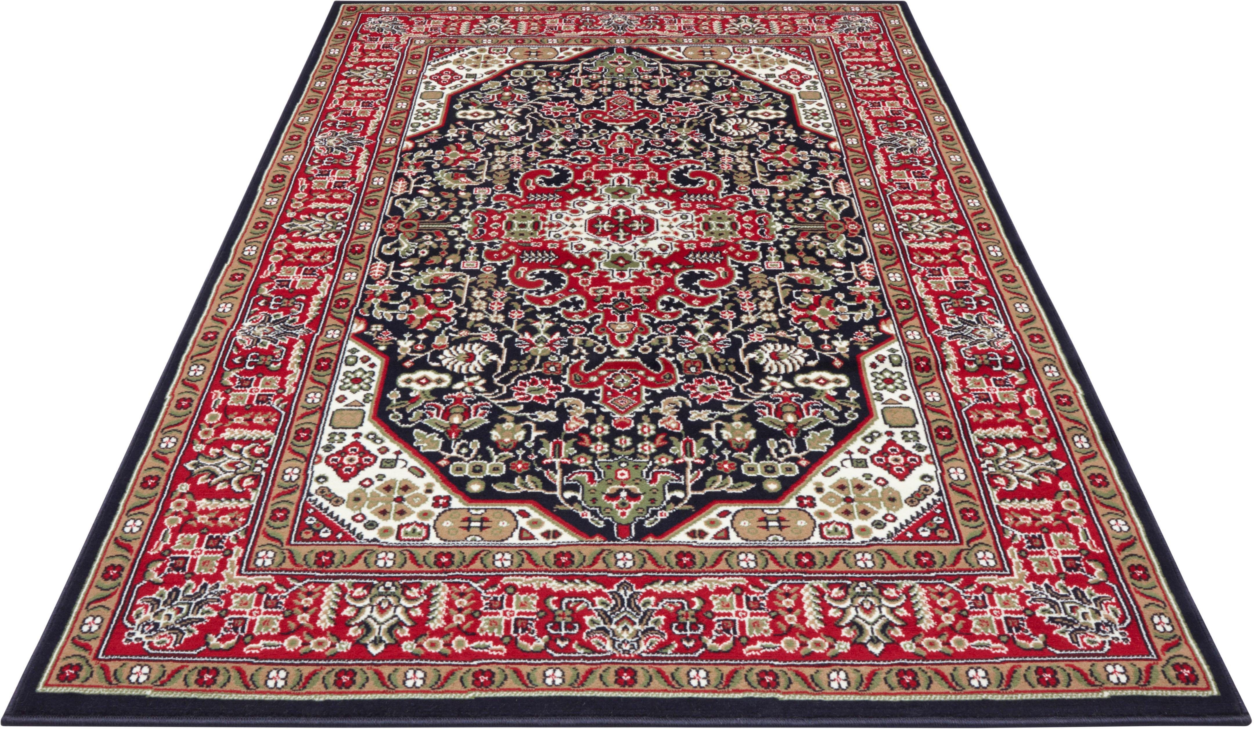 NOURISTAN Vloerkleed Skazar Isfahan Kortpolig, orient, loper, vintage, eetkamer, woonkamer, gang