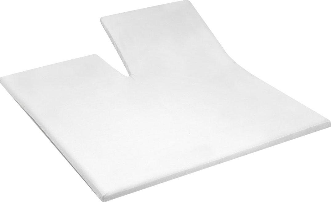 Cinderella Hoeslaken Basic Split met elastiek (1 stuk) hoeslakens maat 160 cm x 200 cm wit