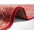 nouristan vloerkleed skazar isfahan korte pool, orint-look, woonkamer rood
