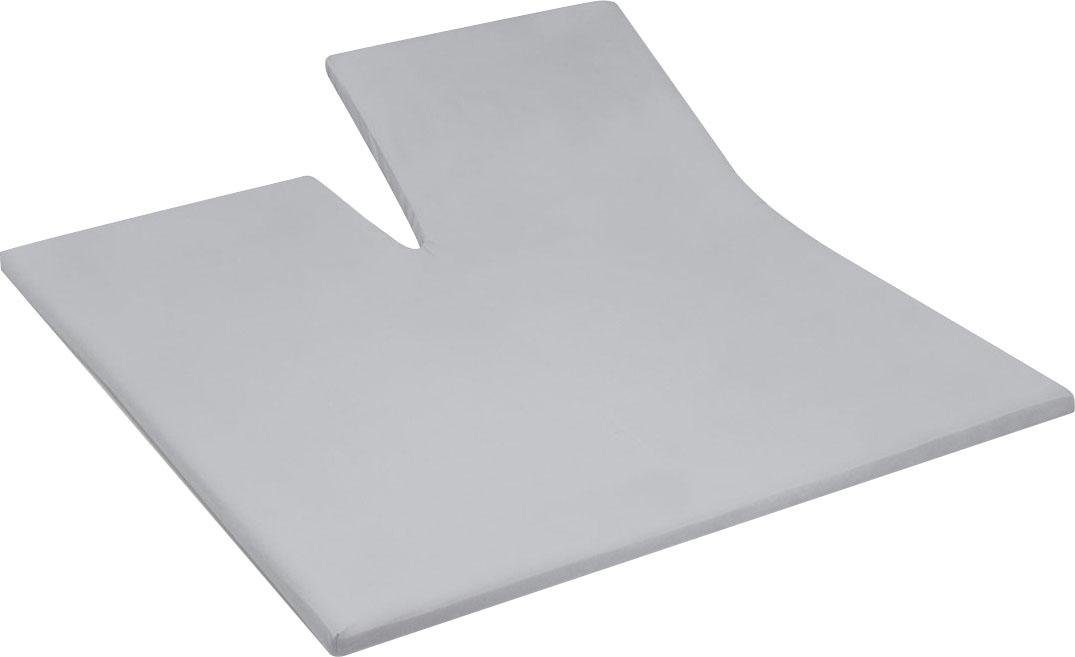 Cinderella Hoeslaken Basic Split met elastiek (1 stuk) hoeslakens maat 160 cm x 200 cm grijs
