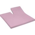 cinderella hoeslaken jersey split voor gespleten toppers (1 stuk) roze