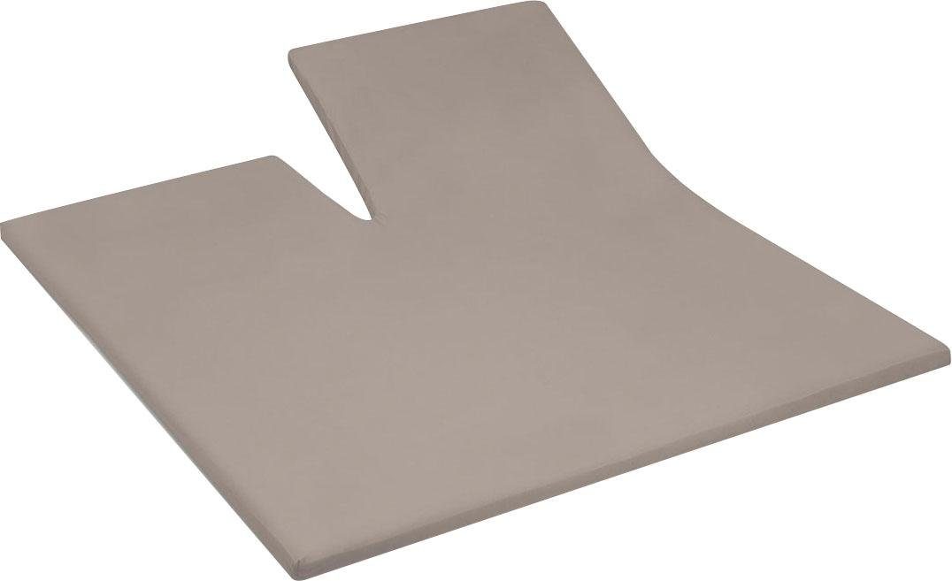 Cinderella Hoeslaken Basic Split met elastiek (1 stuk) hoeslakens maat 180 cm x 210 cm bruin