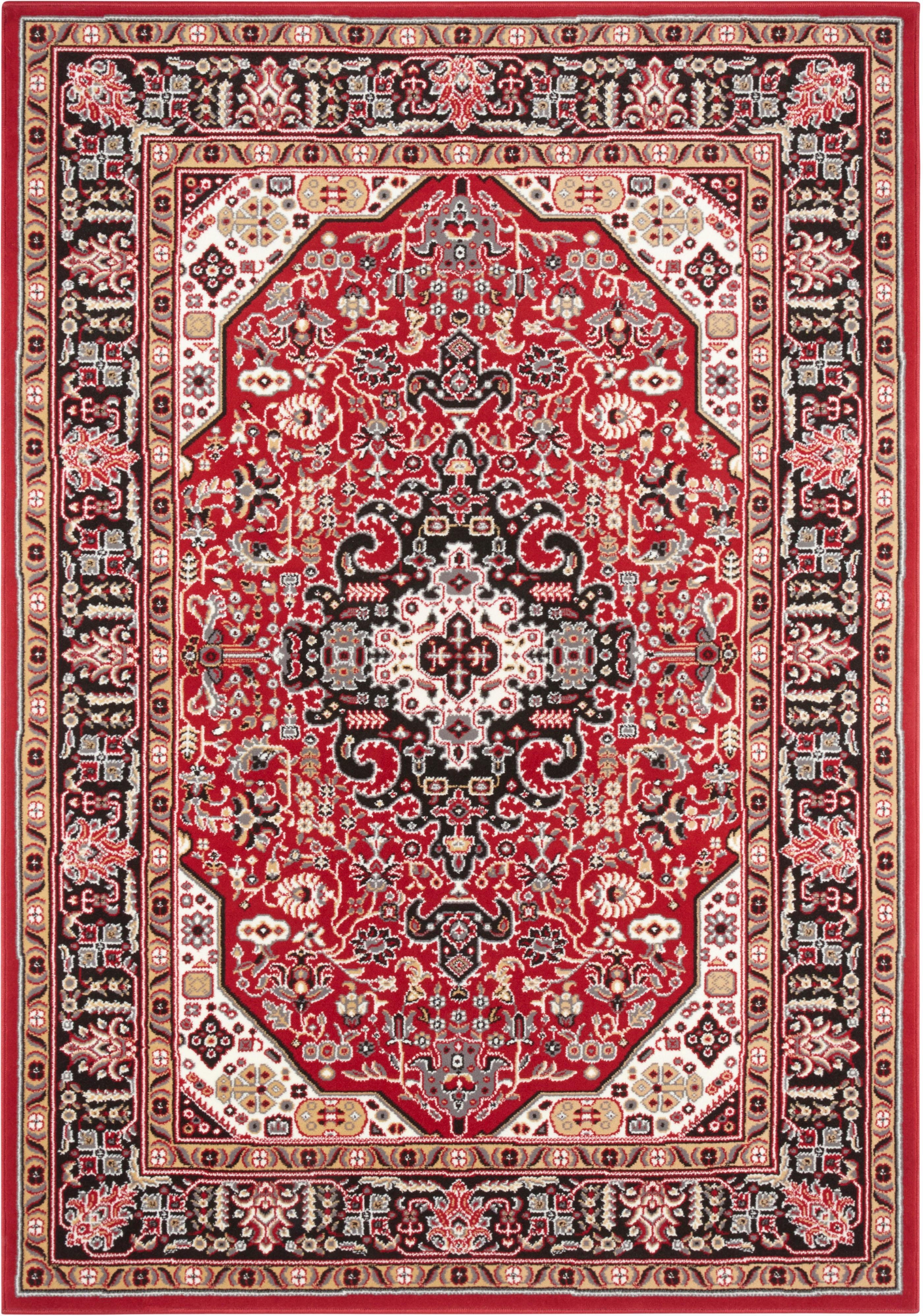 NOURISTAN Vloerkleed Skazar Isfahan Kortpolig, orient, loper, vintage, eetkamer, woonkamer, gang