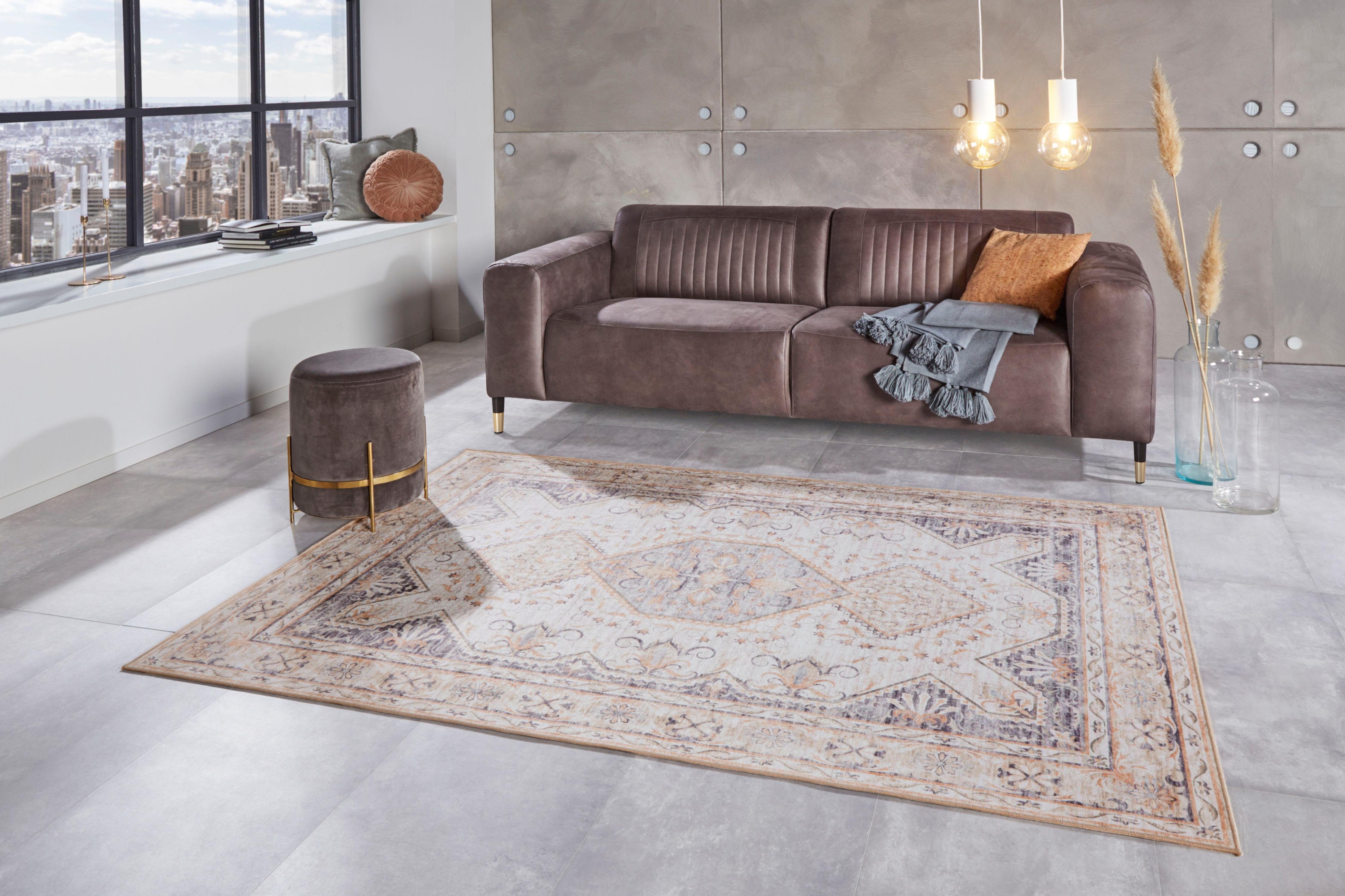 Home affaire Vloerkleed Carter Oriënt-look, vintage-design, antisliprug