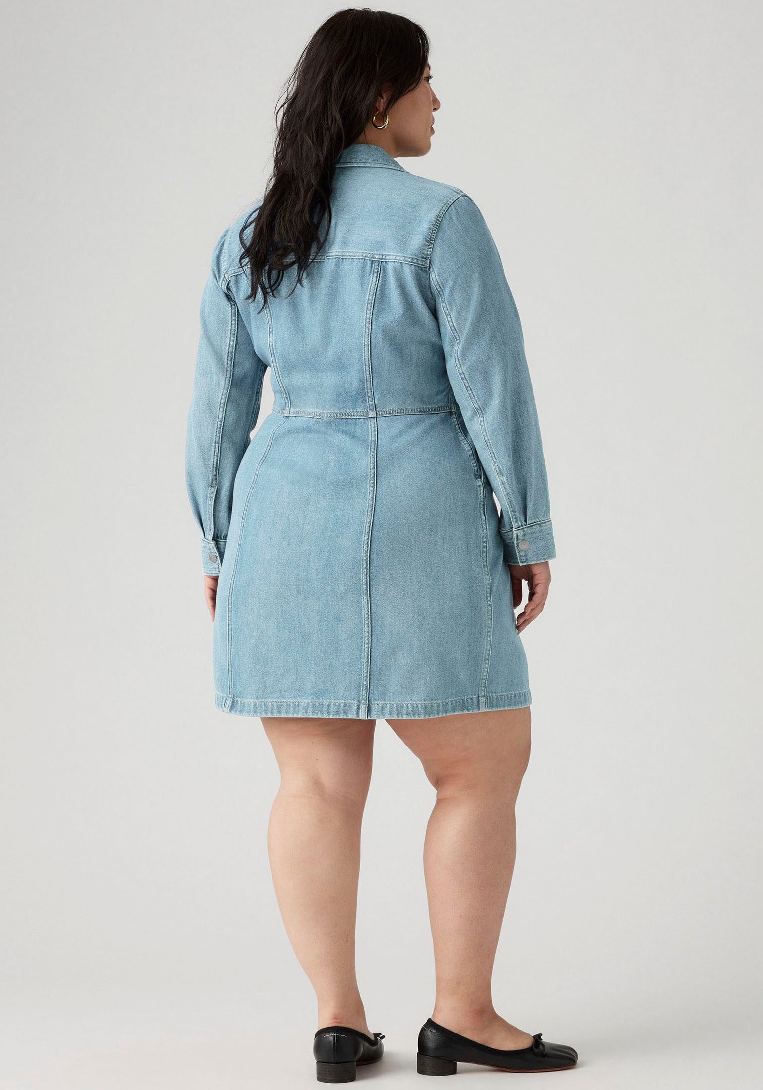 Levi's® Plus Jeans jurk van klassieke katoen-denim