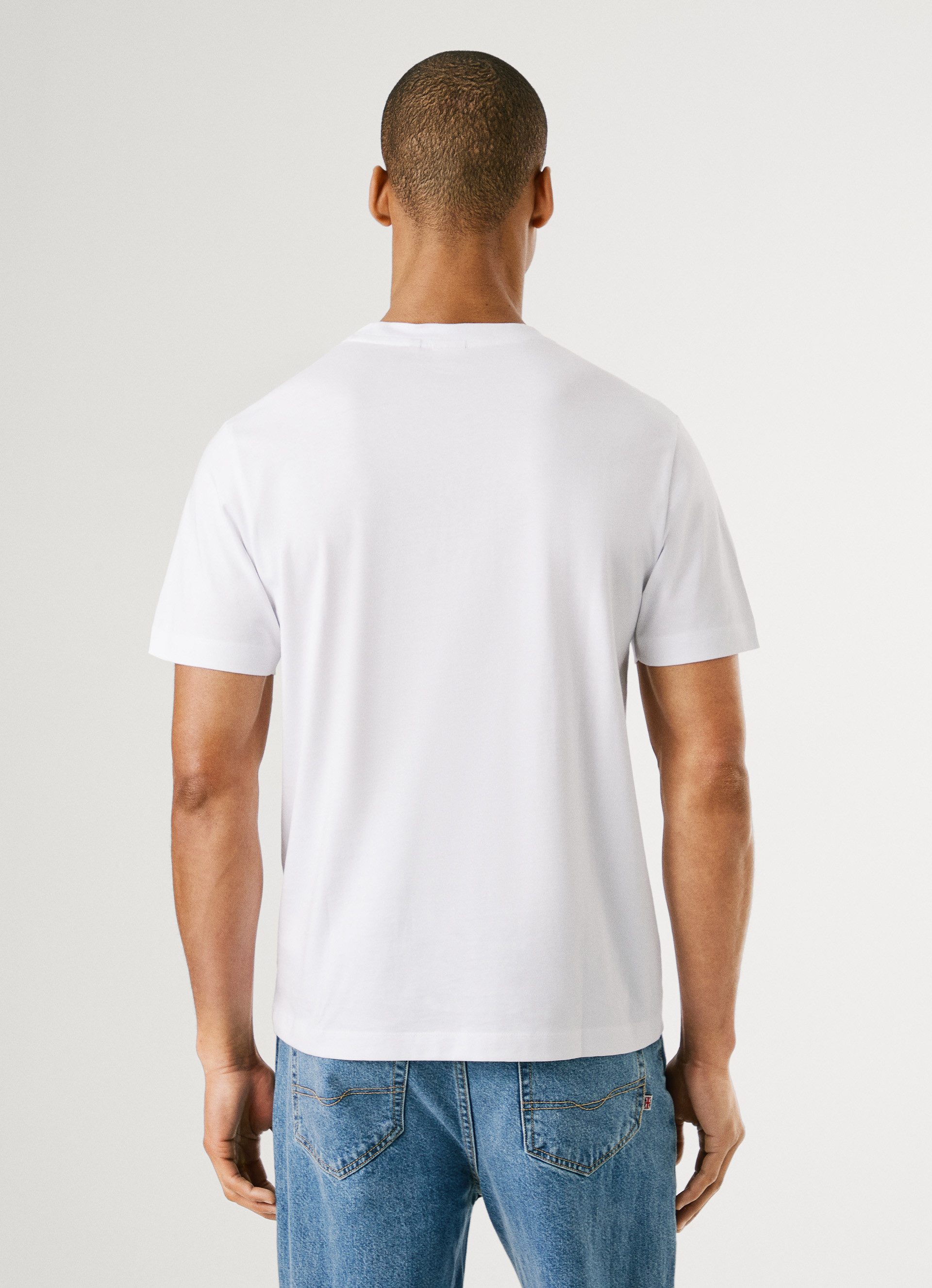 Pepe Jeans T-shirt MILTON TEE met logoprint voor