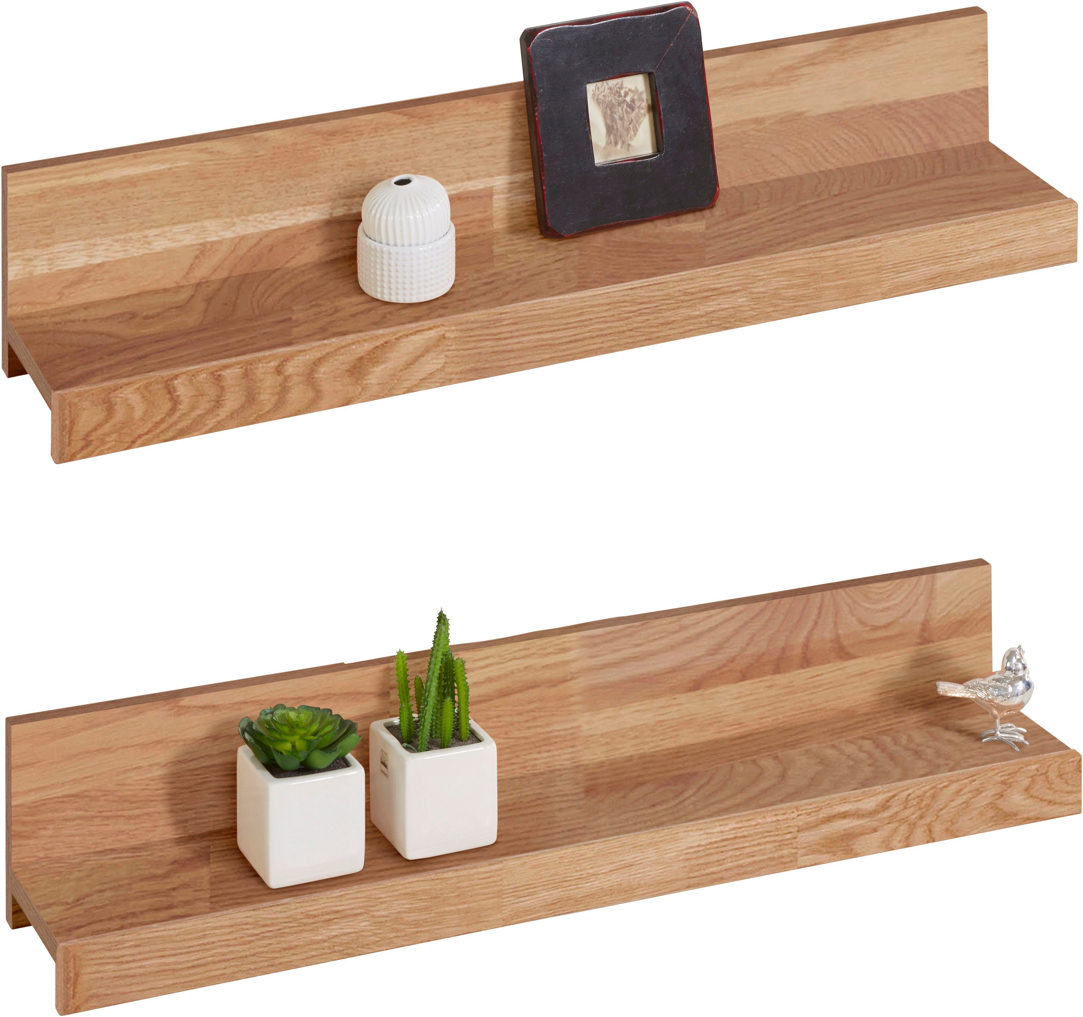 Home affaire Wandplank Burani gedeeltelijk massief (set)