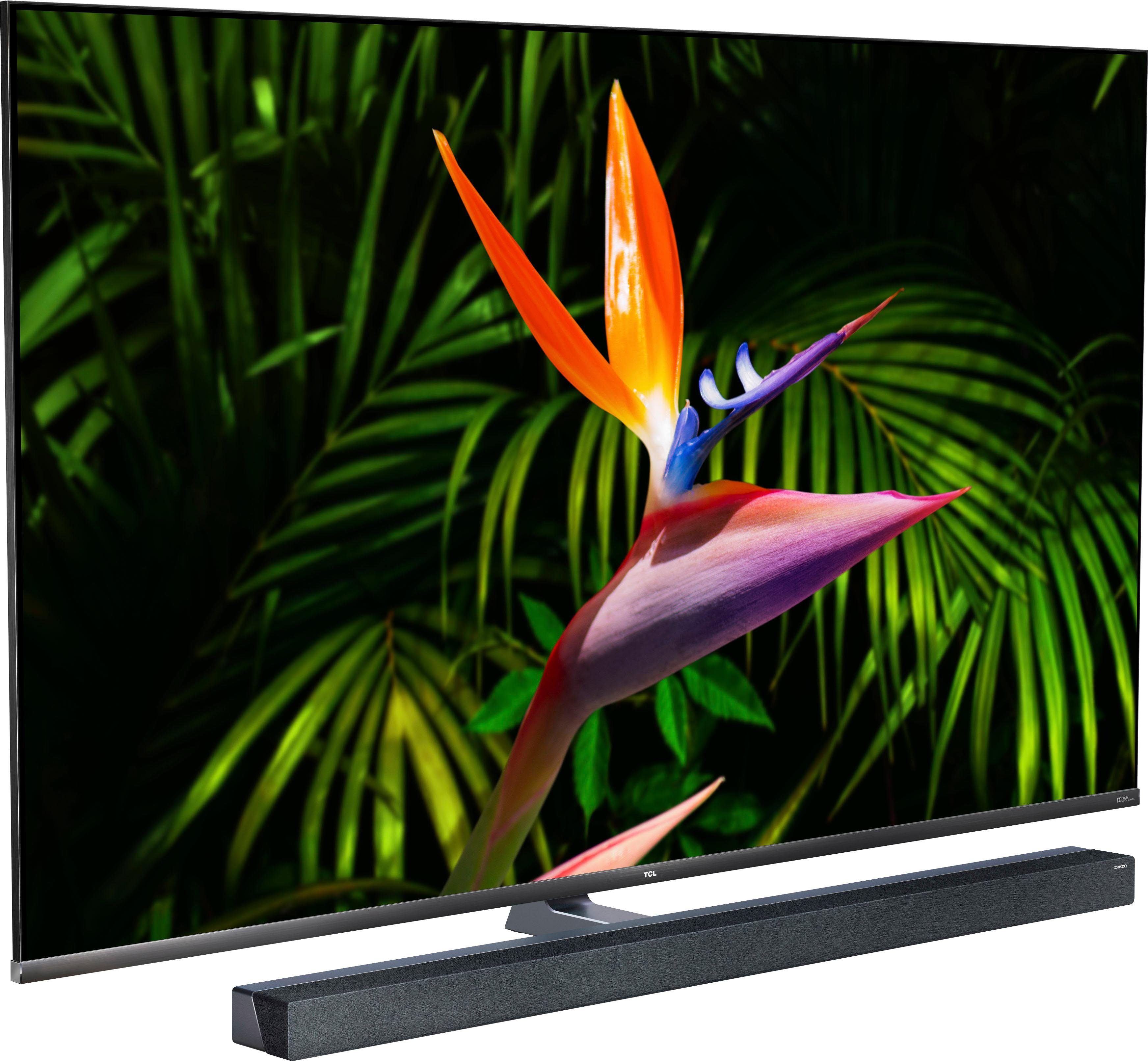 TCL QLED-TV 65X10X1, 164 cm / 65", 4K Ultra HD, Smart TV, Mini led, Android tv, 4K HDR premium 1500, 100 Hz Motion Clarity