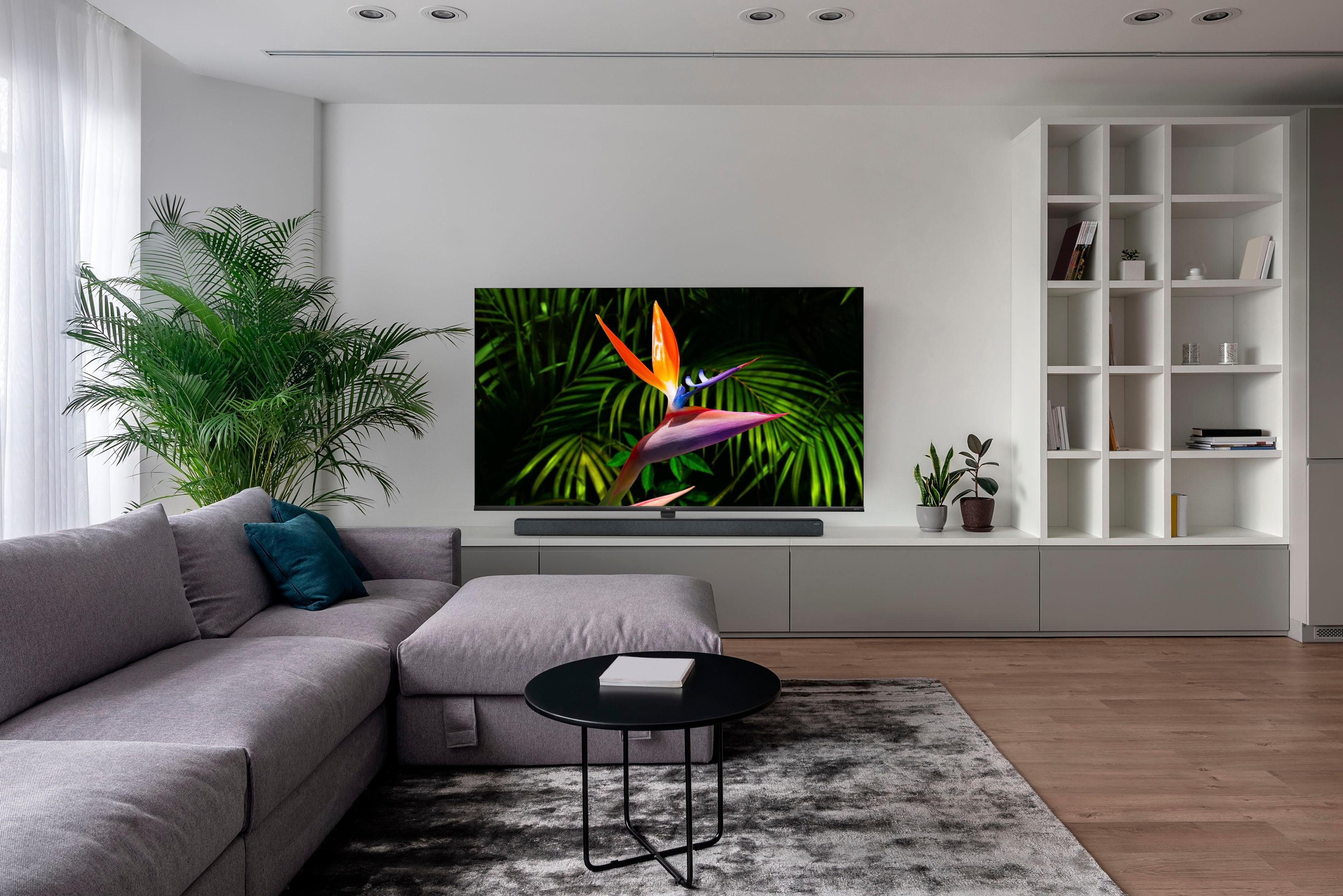TCL QLED-TV 65X10X1, 164 cm / 65", 4K Ultra HD, Smart TV, Mini led, Android tv, 4K HDR premium 1500, 100 Hz Motion Clarity